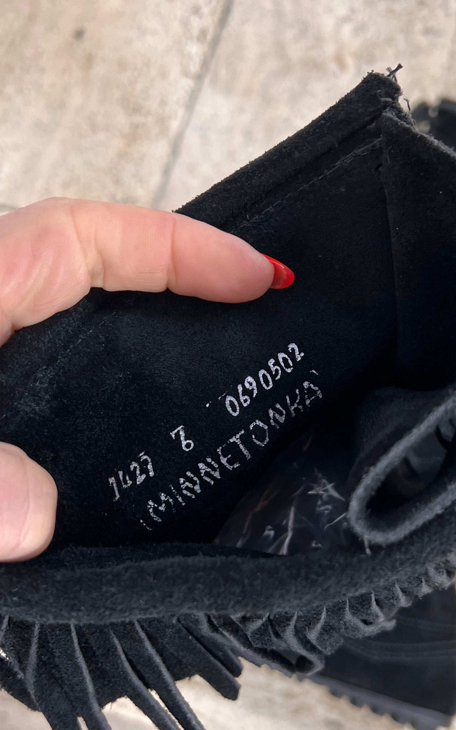 Minnetonka Suede Boots 38