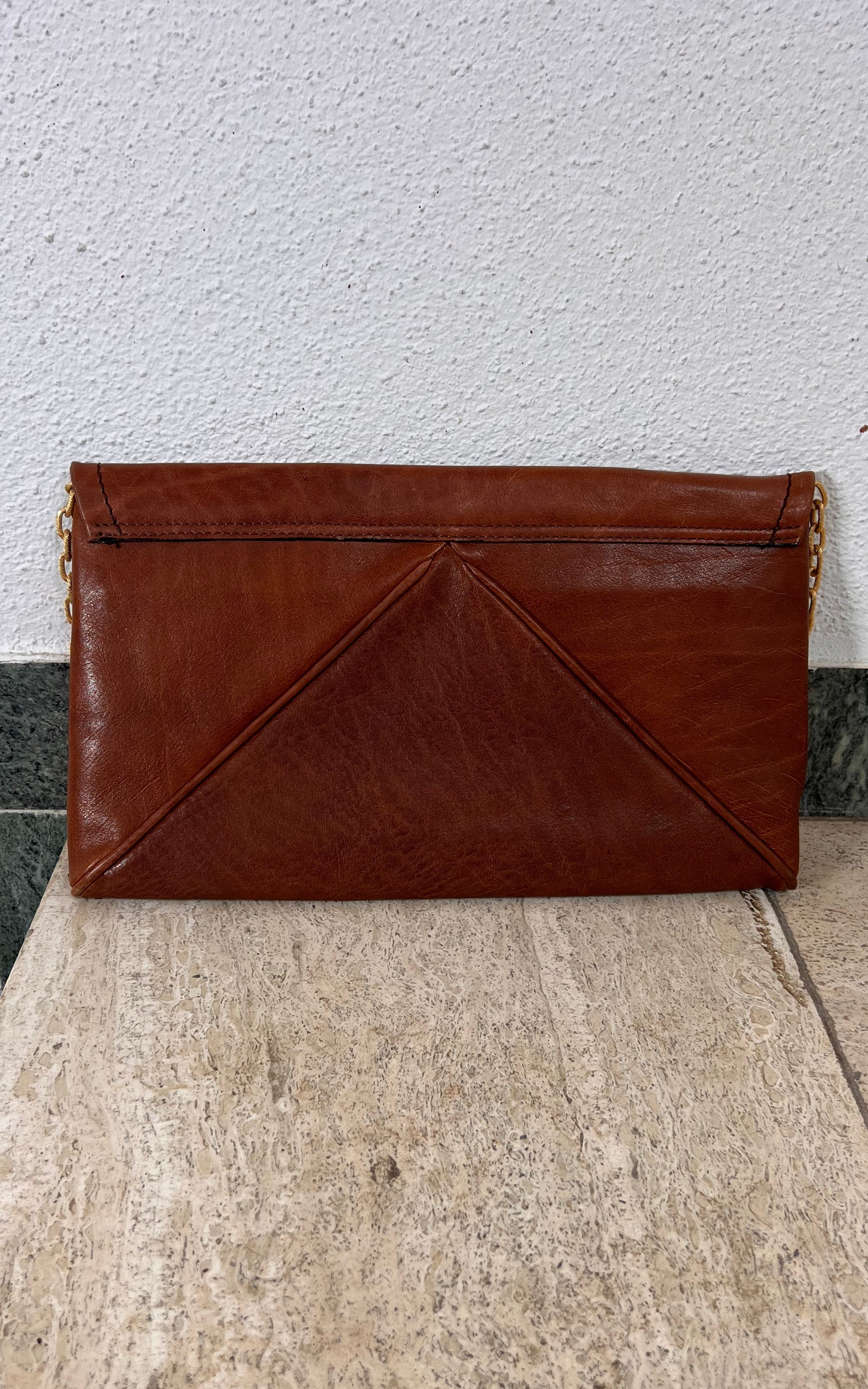 Vintage 70s Big Ben Clutch Bag