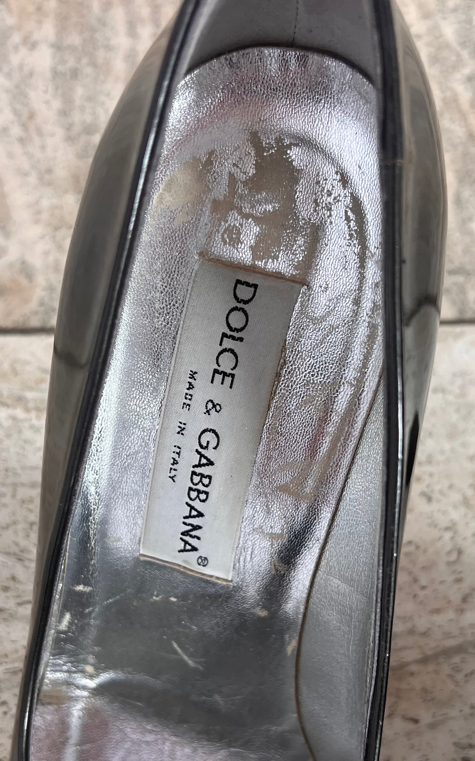 Vintage Patent Dolce & Gabbana Heels 39