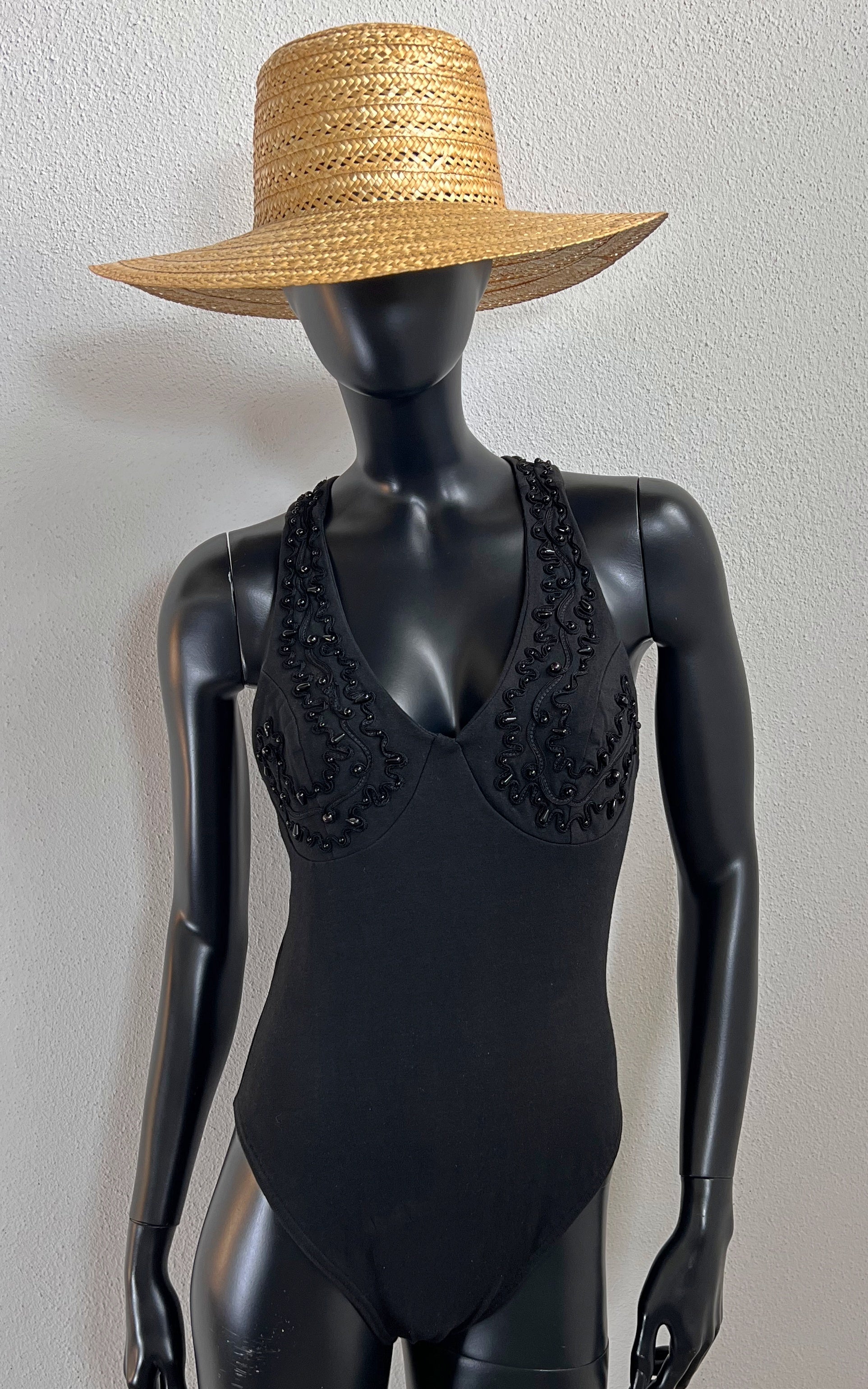 Vintage 90s Embroidered Body Suit