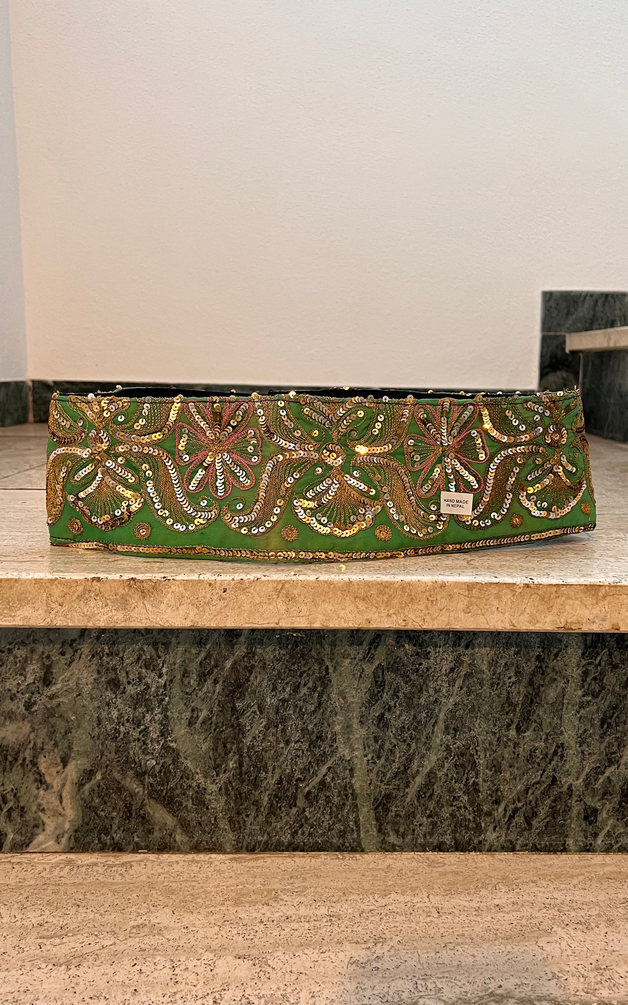 Vintage 70s Embroidery Belt
