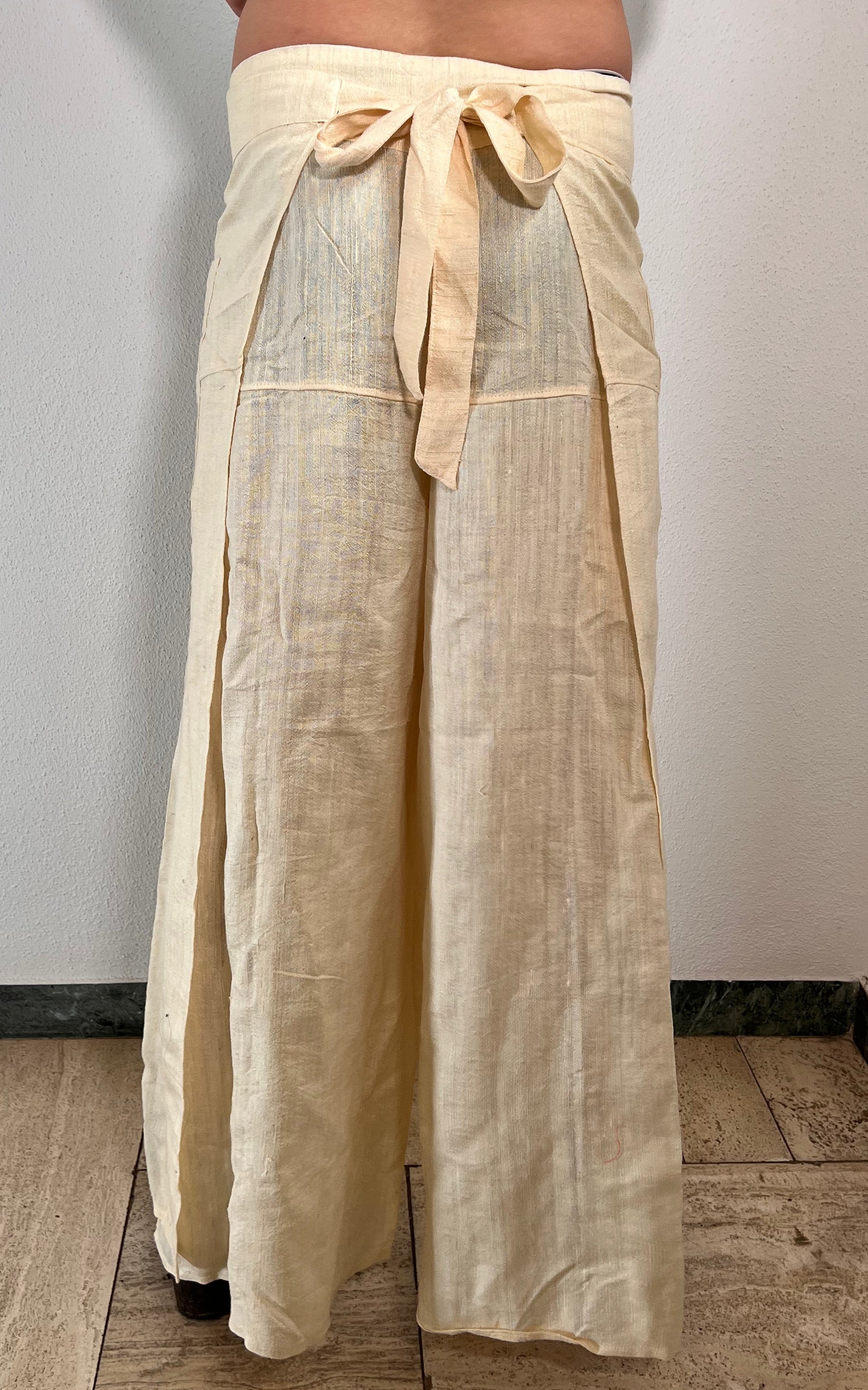Vintage MENS Deadstock Raw Silk Pants
