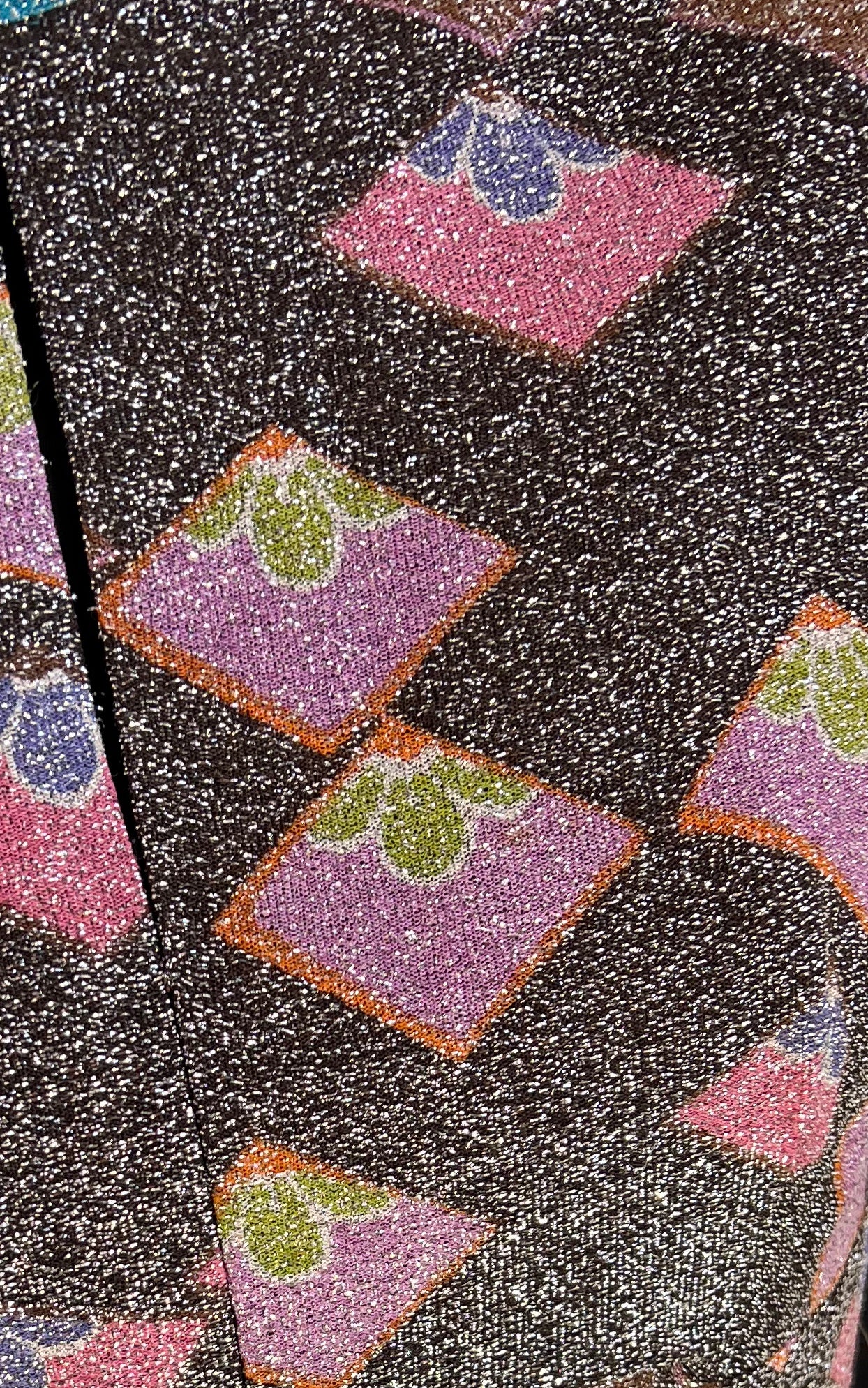 Vintage 70s Mini Glitter Dress