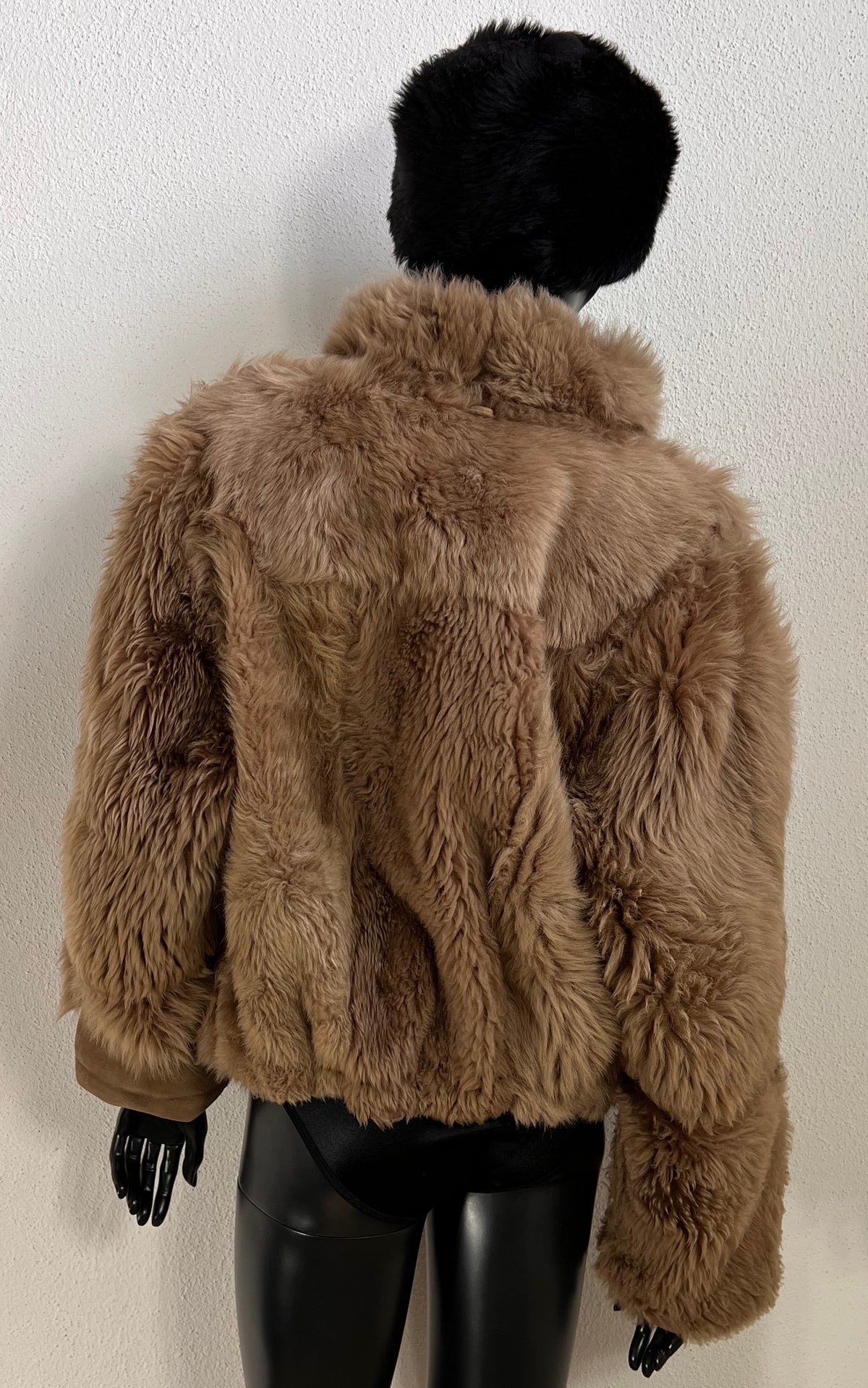 Reworked Curly Lamb Shearling Jacket