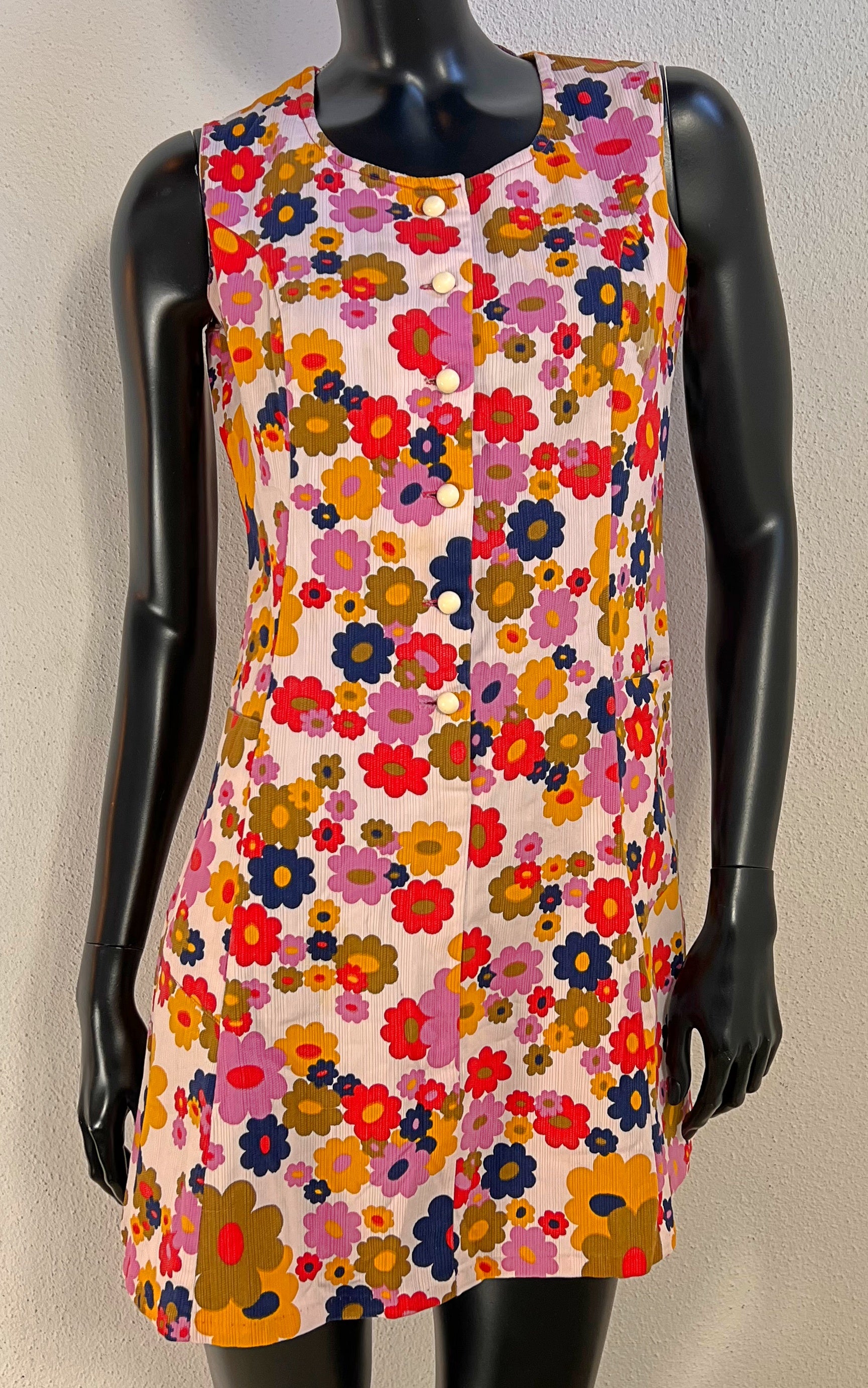 Vintage 60s Flower Dress