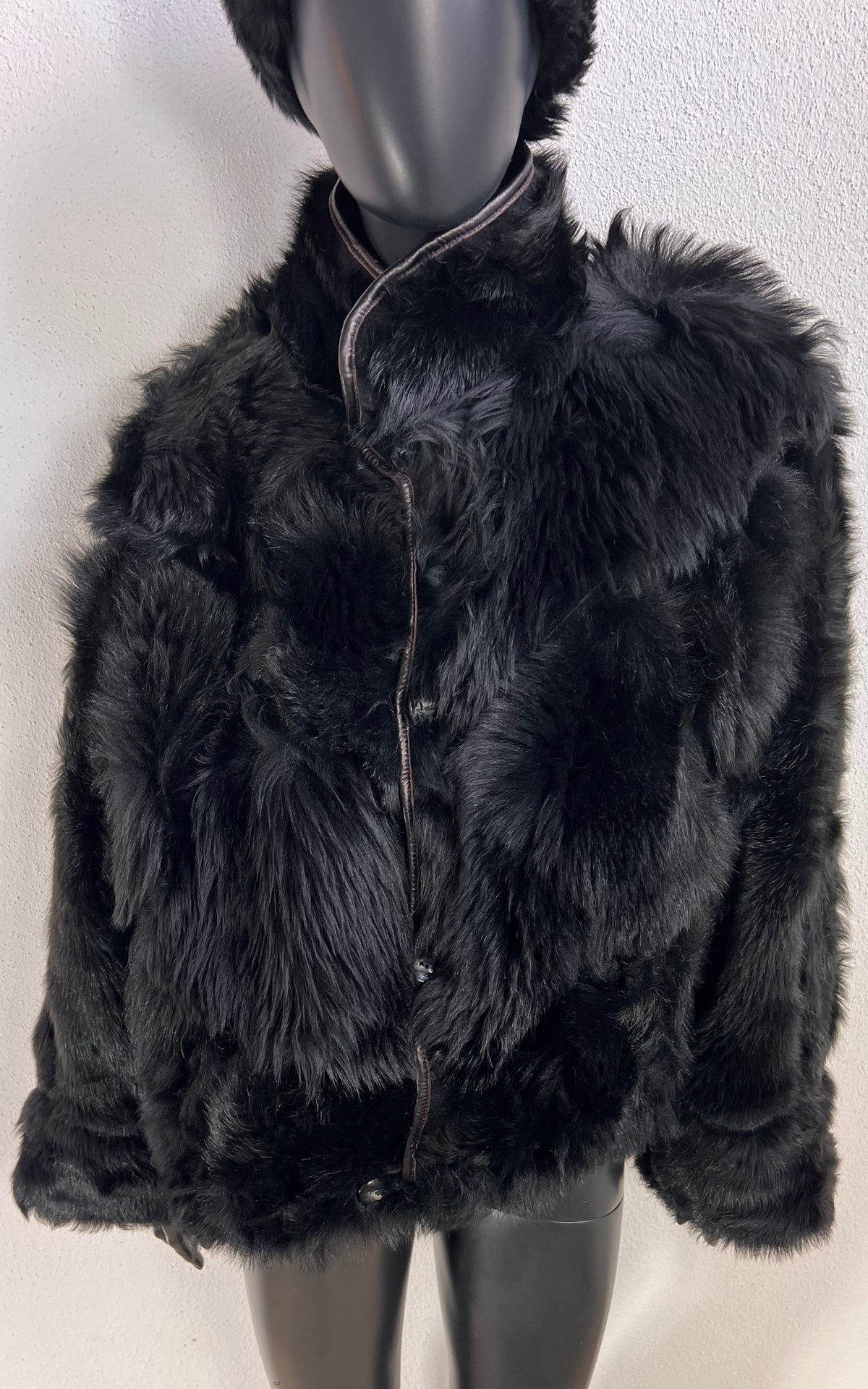 Reworked Curly Lamb Shearling Jacket