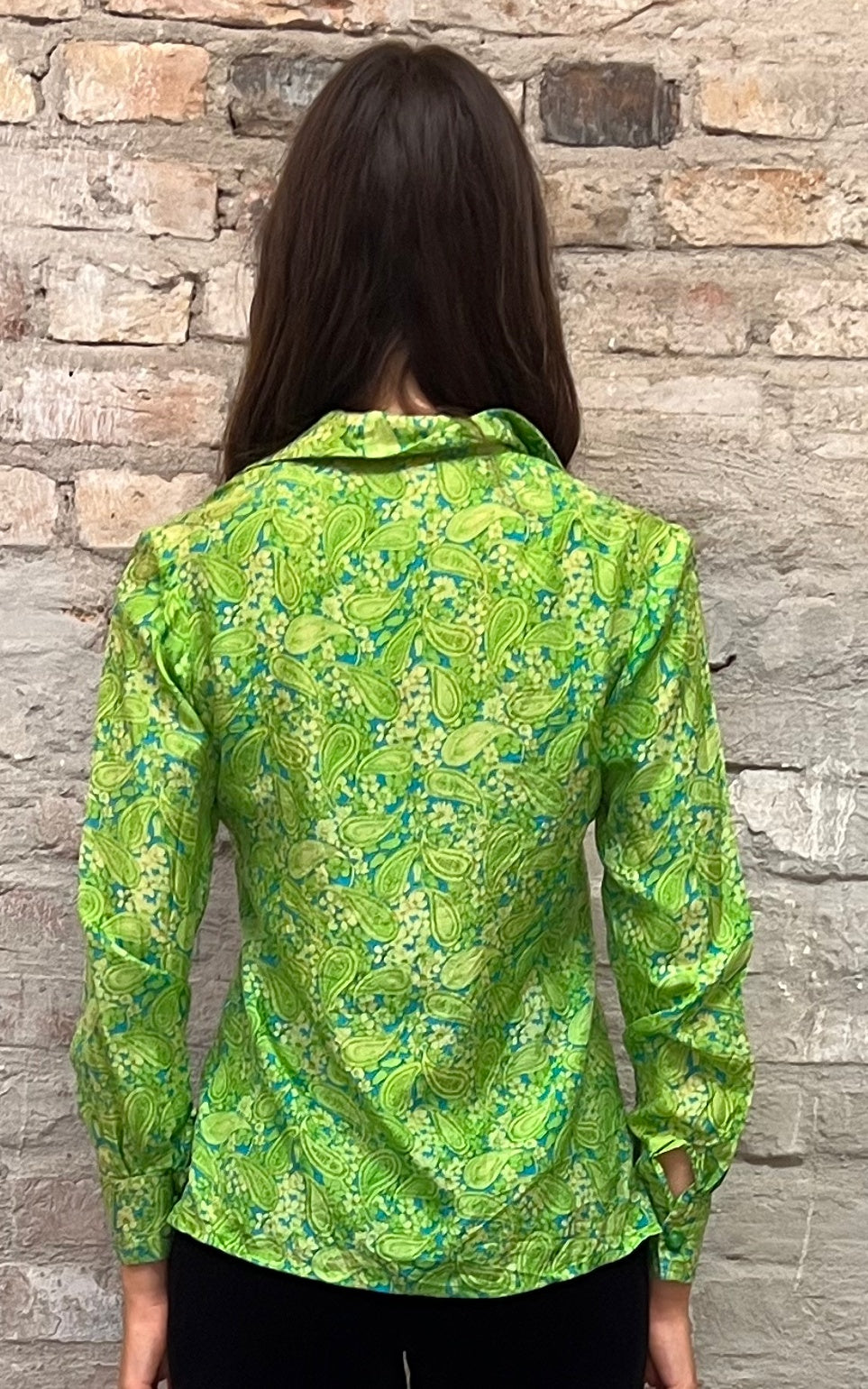 Vintage 70s Silk Blouse