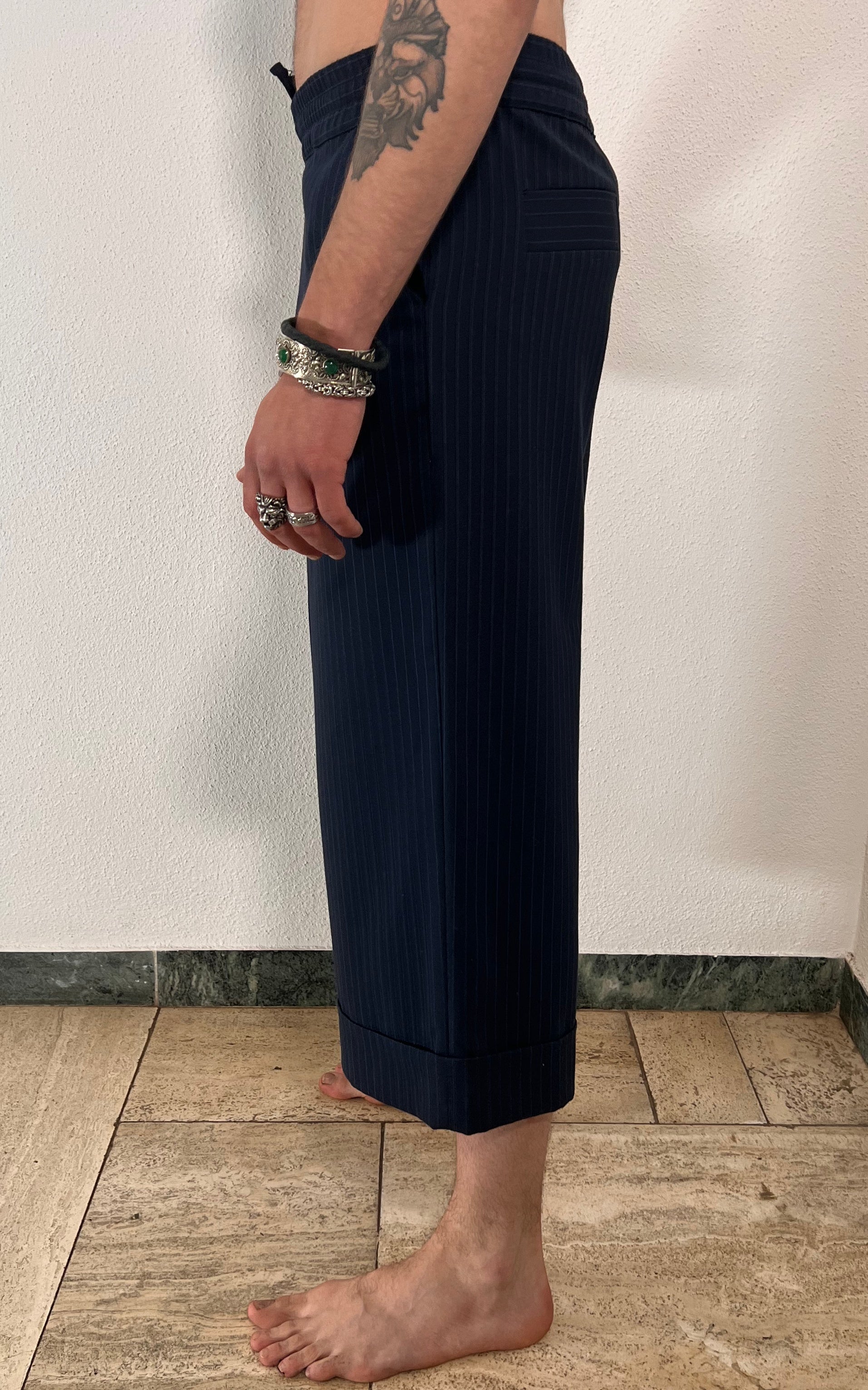 Vintage Emporio Armani 7/8 Pinstripe Pants