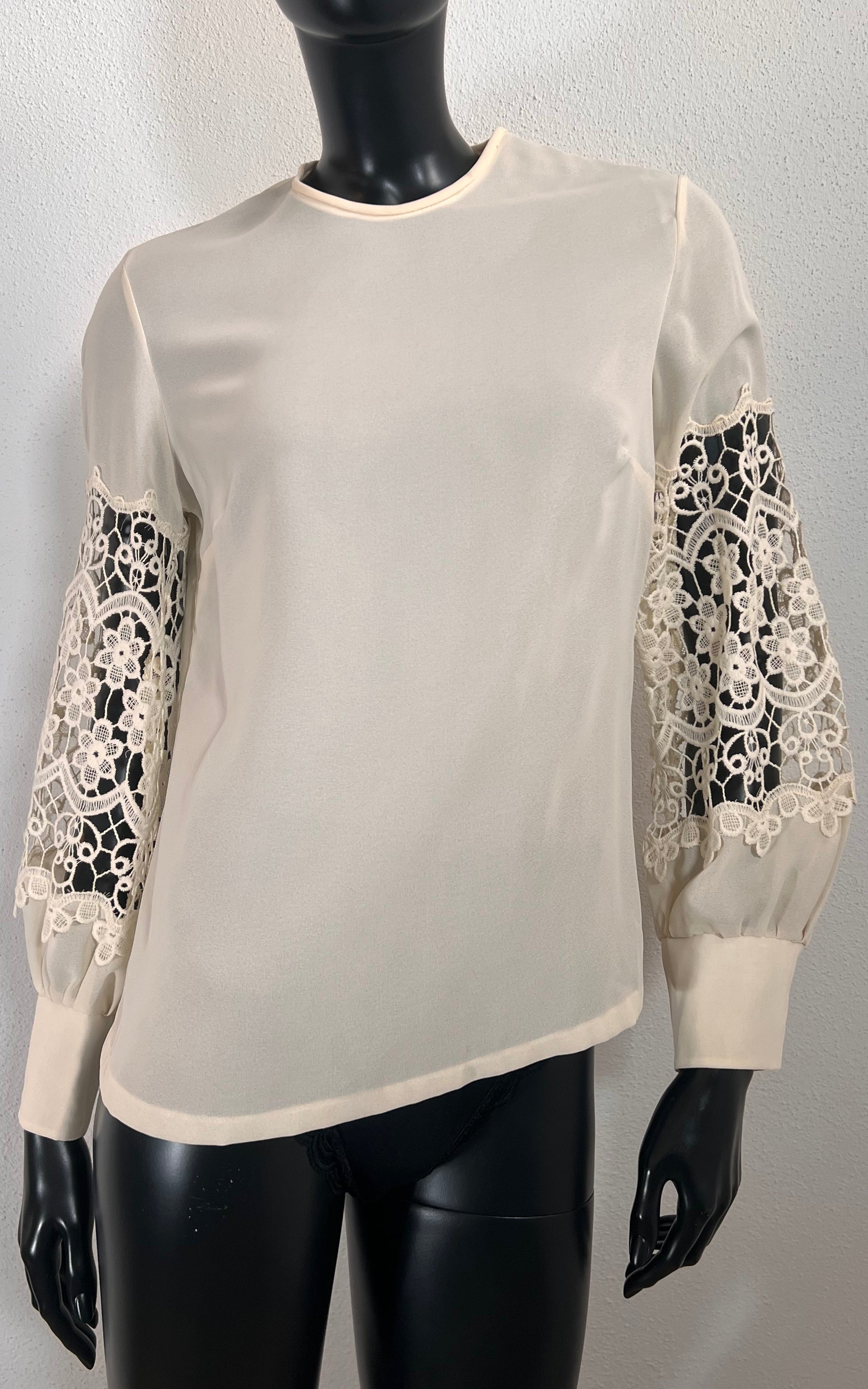 Camicetta in pizzo vintage anni '70