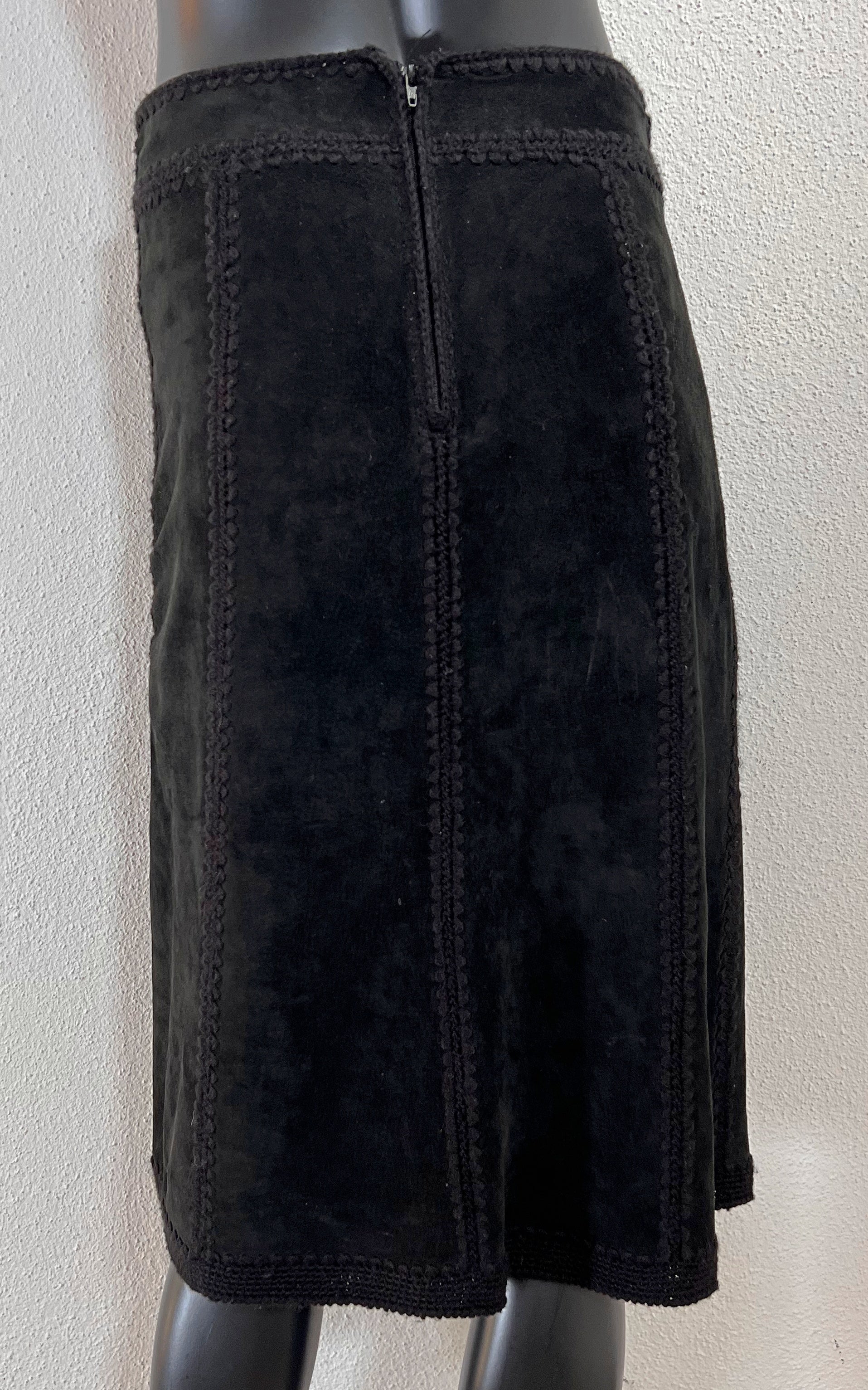 Vintage 90s Suede Skirt