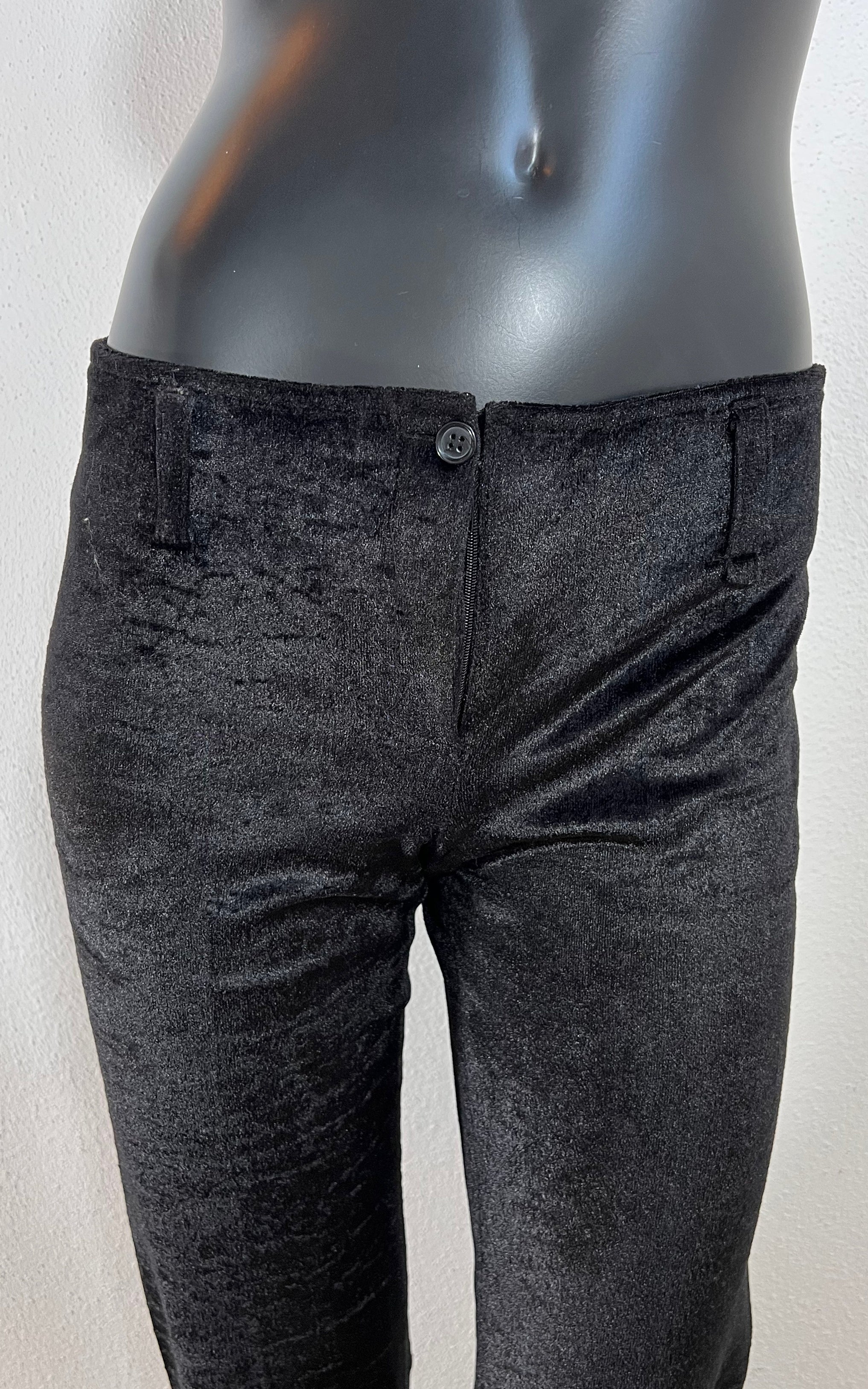 Vintage 90s Velvet Low Waist Pant