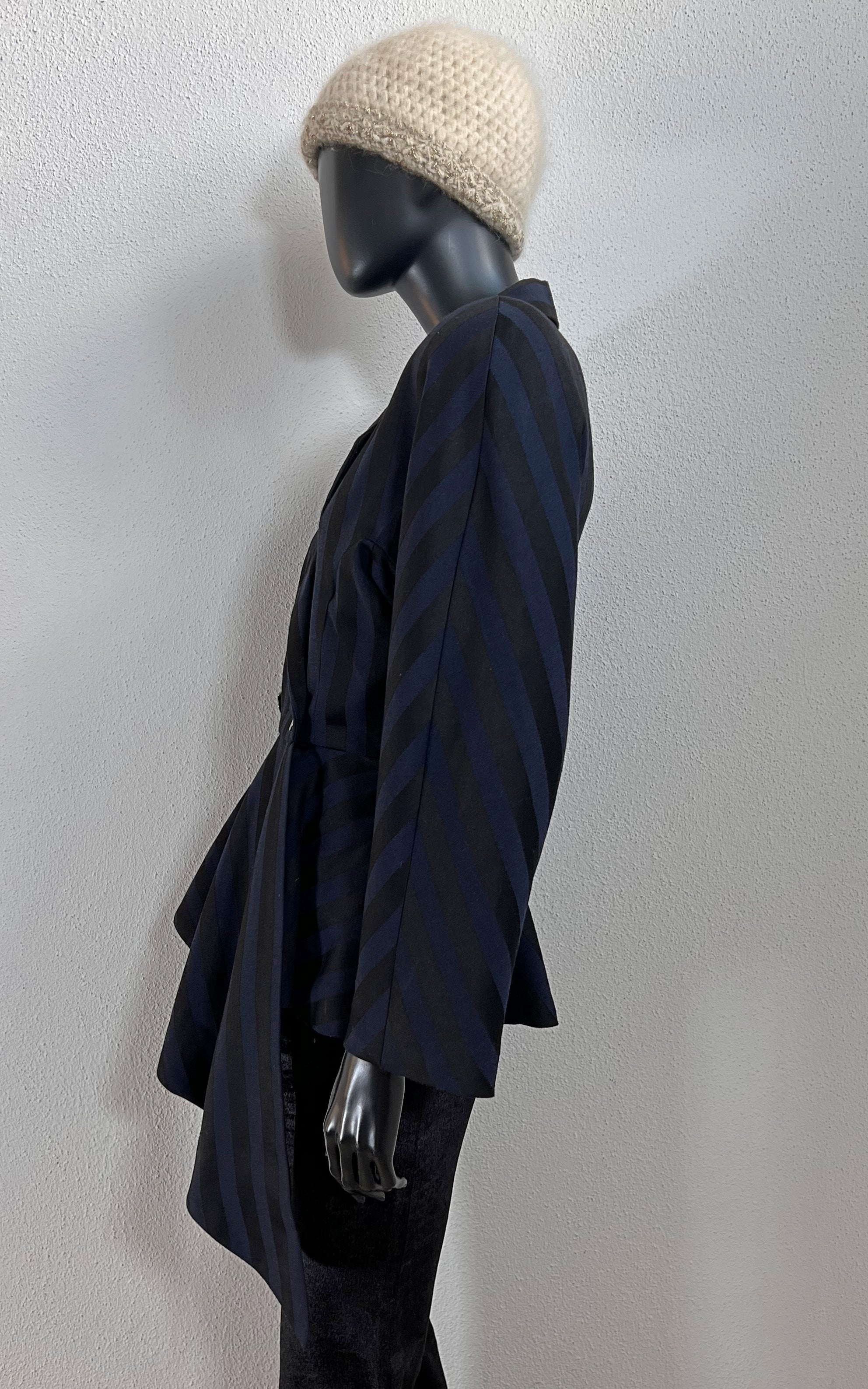 Vintage Striped Blazer Jacket