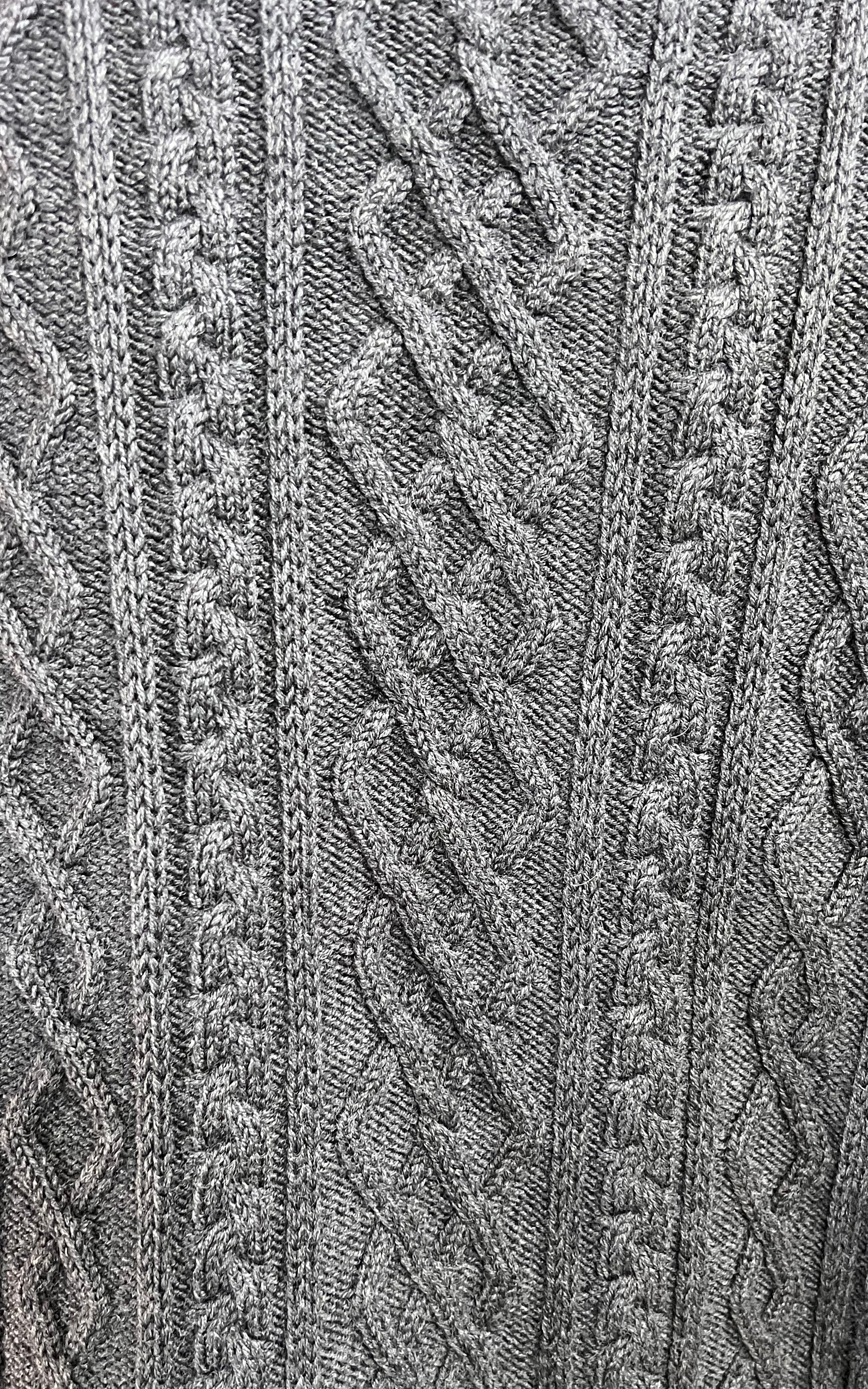 Vintage Yves Saint Laurent Cable Knit Jumper