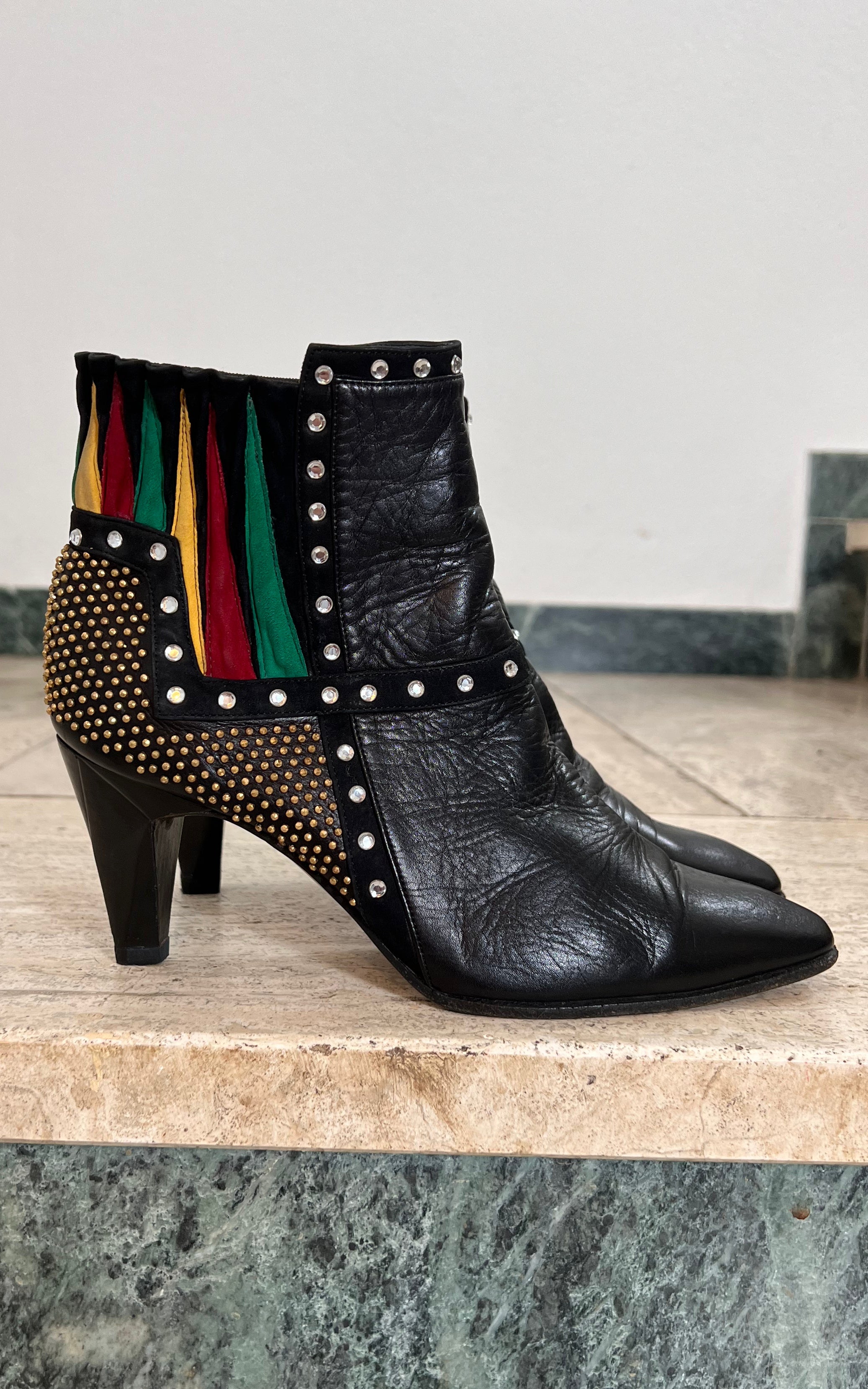 Vintage 80s Boots 36.5