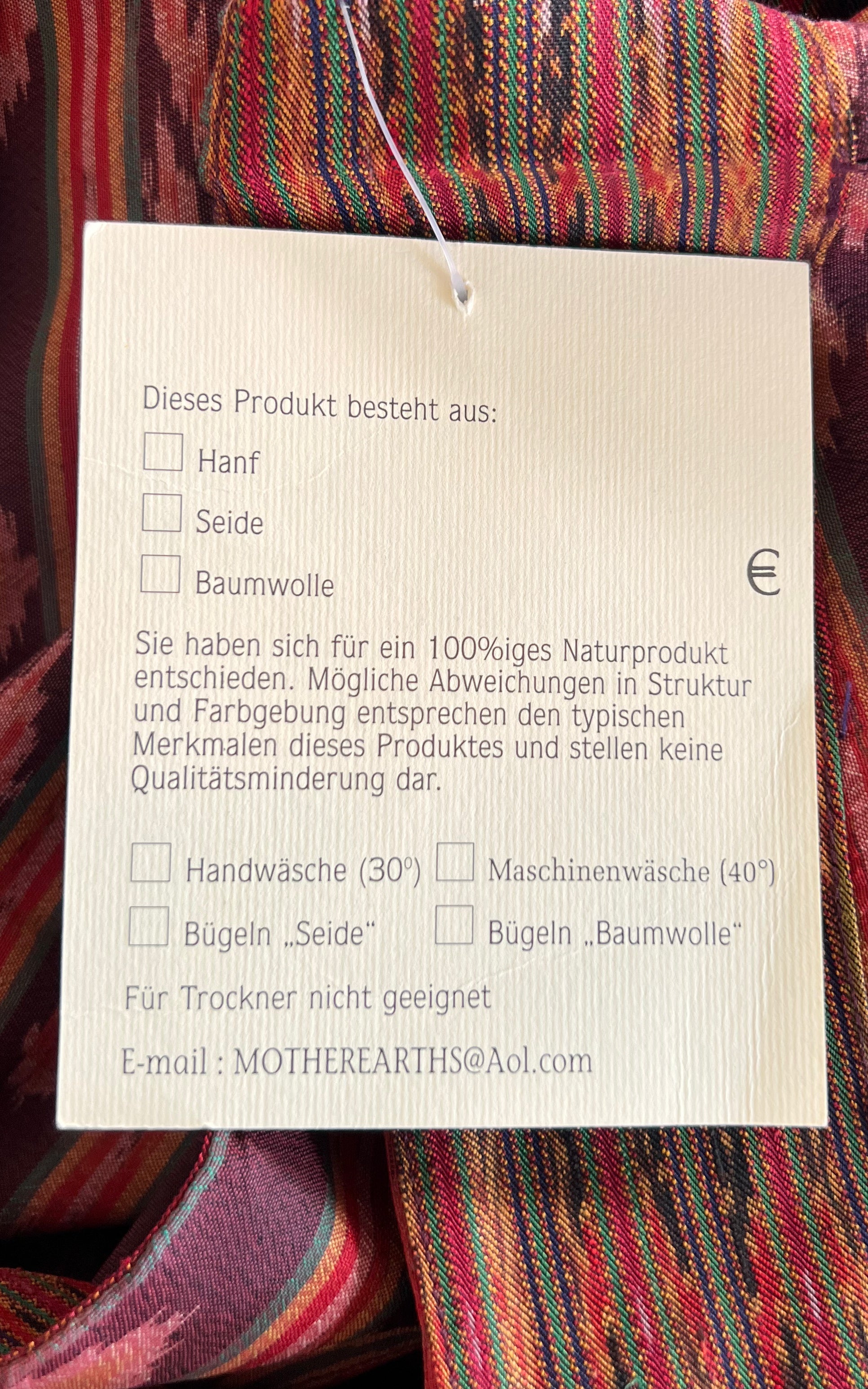 Vintage MENS Deadstock Silk Wrap Pants