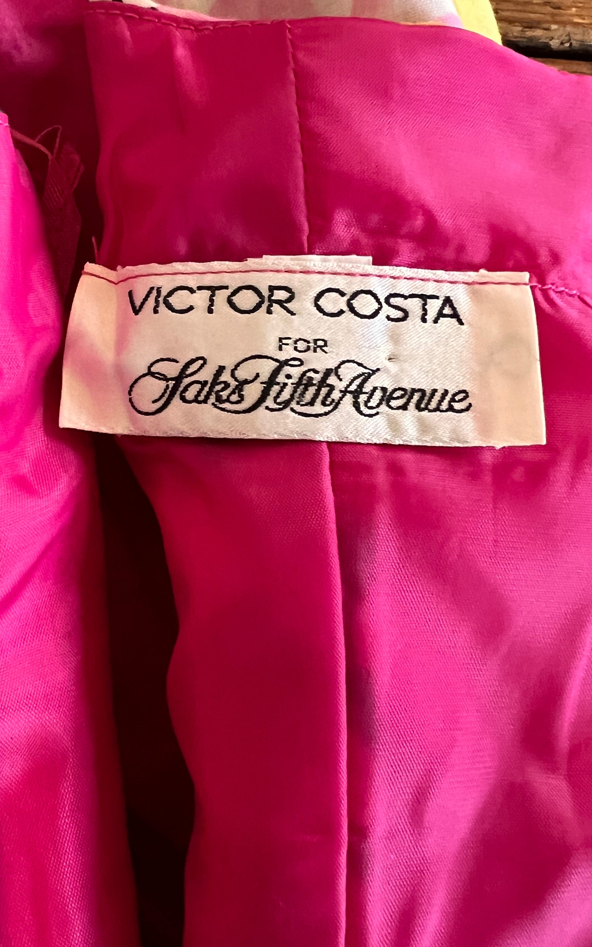 Vintage Victor Costa for Saks Fifth Avenue Dress