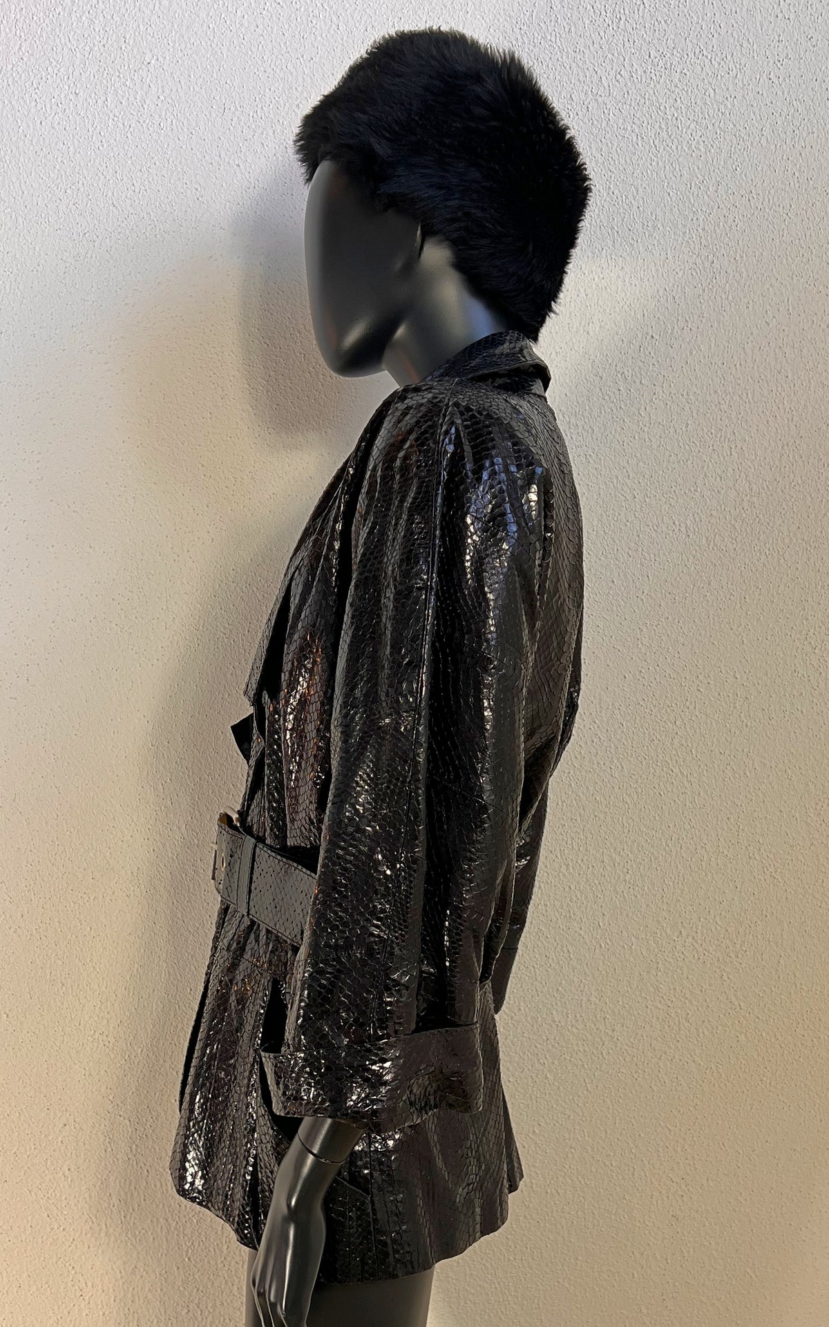 Vintage 80s Kyra Düsseldorf Python Skin Jacket
