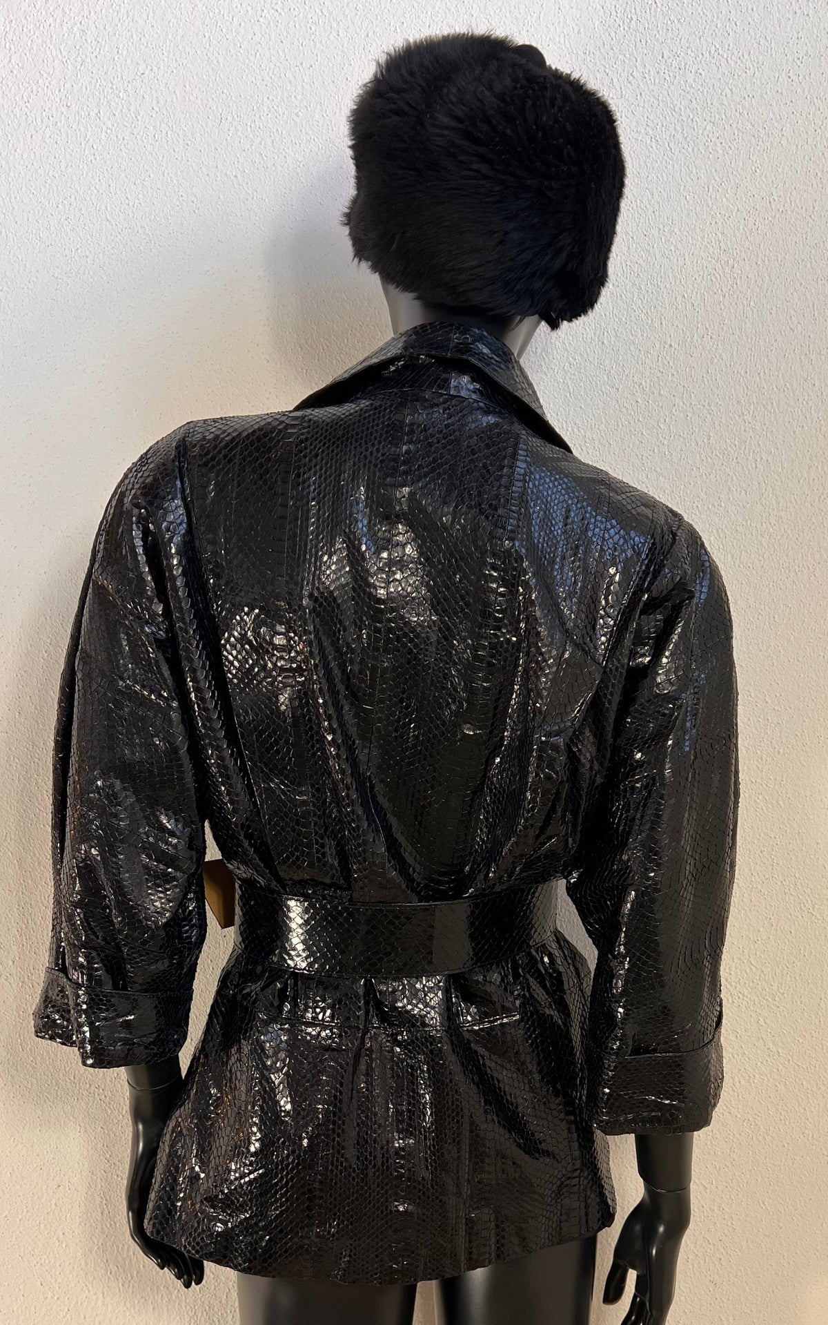 Vintage 80s Kyra Düsseldorf Python Skin Jacket