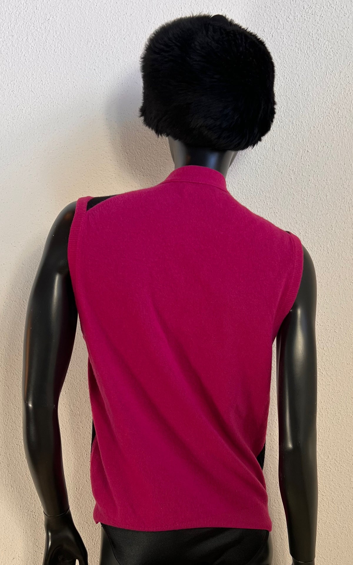 Vintage Saint Laurent Rive Gauche Cashmere Argyle Vest