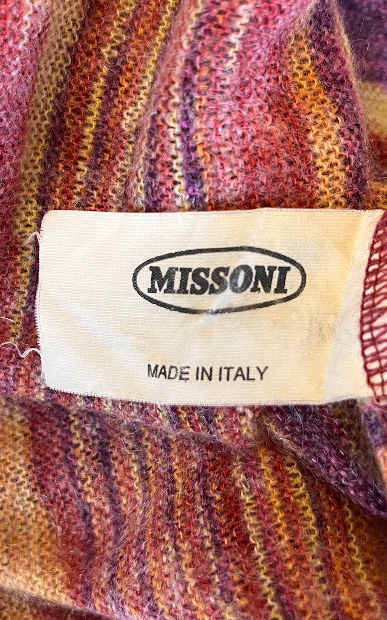Vintage Missoni Roll Neck Jumper