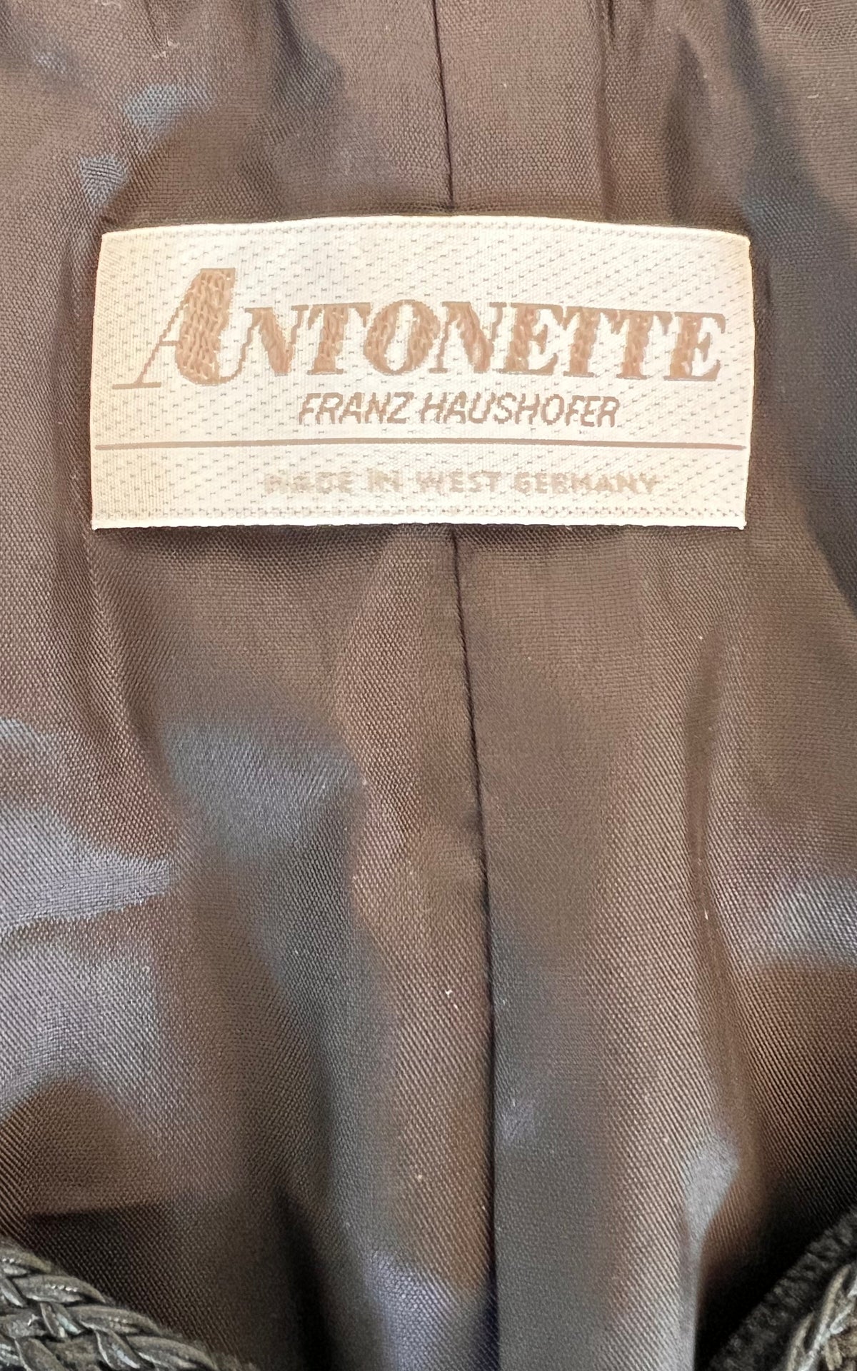 Vintage Antoinette Black Velvet Jacket