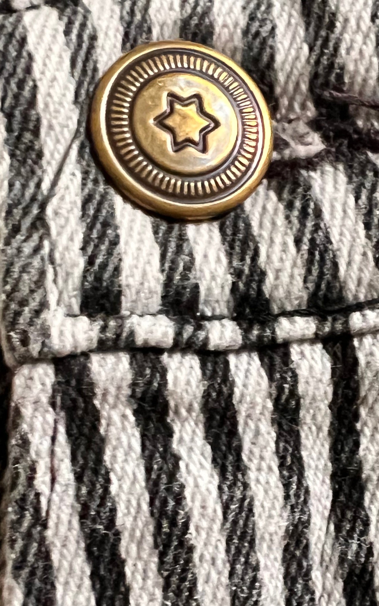 Vintage 80s Skinline Jeans Striped