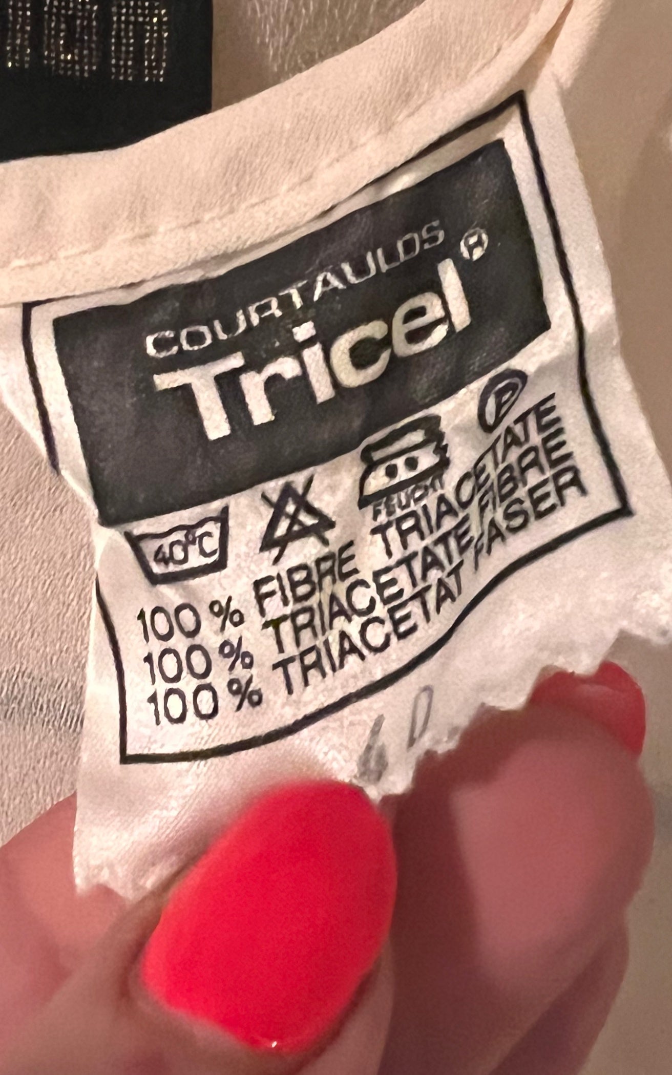 Camicetta in pizzo vintage anni '70