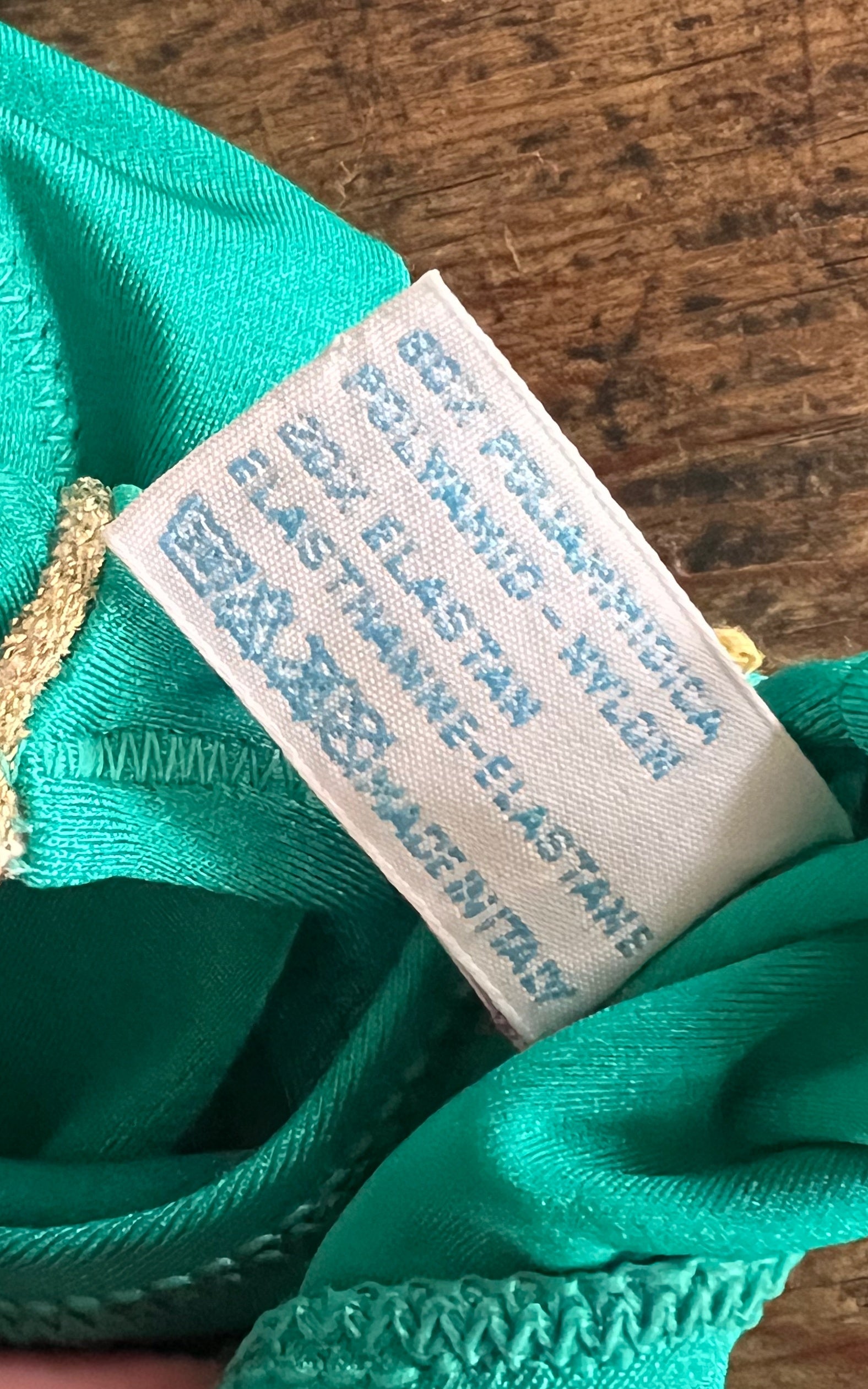 Bikini turchese vintage