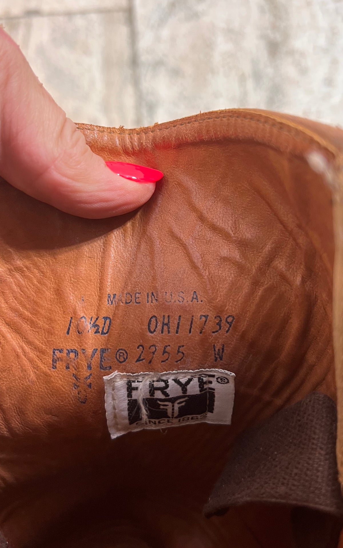 Vintage Frye Campus Brown Leather Boots – Made in USA - 42