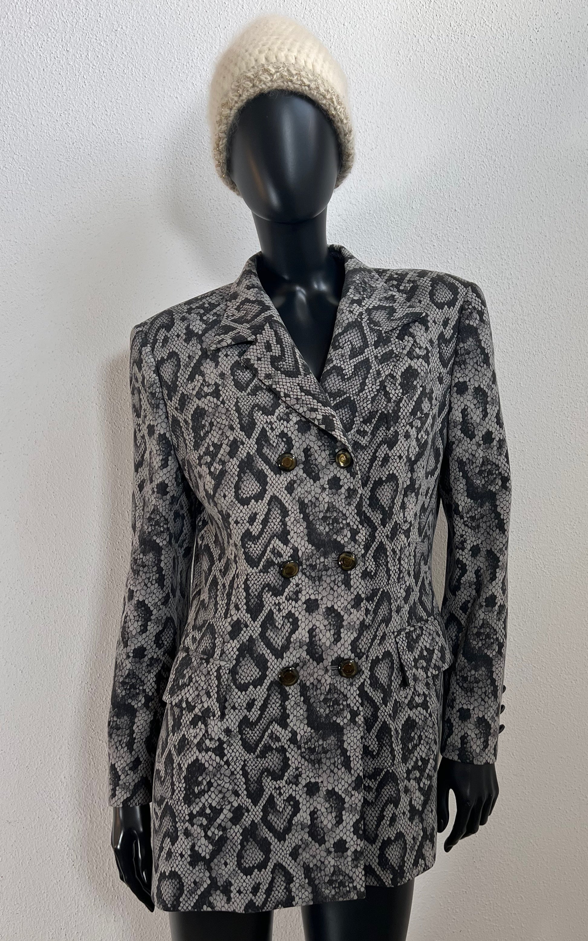 Vintage Escada Snake Blazer Jacket