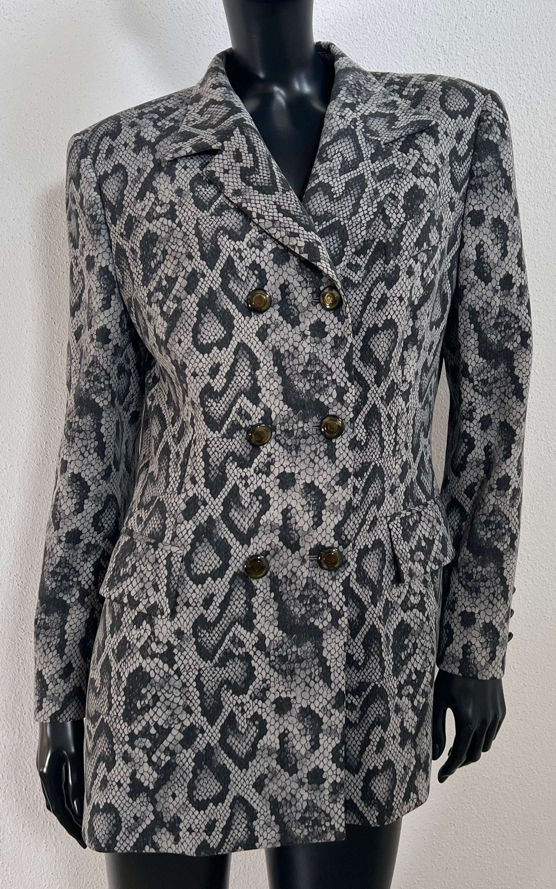 Vintage Escada Snake Blazer Jacket