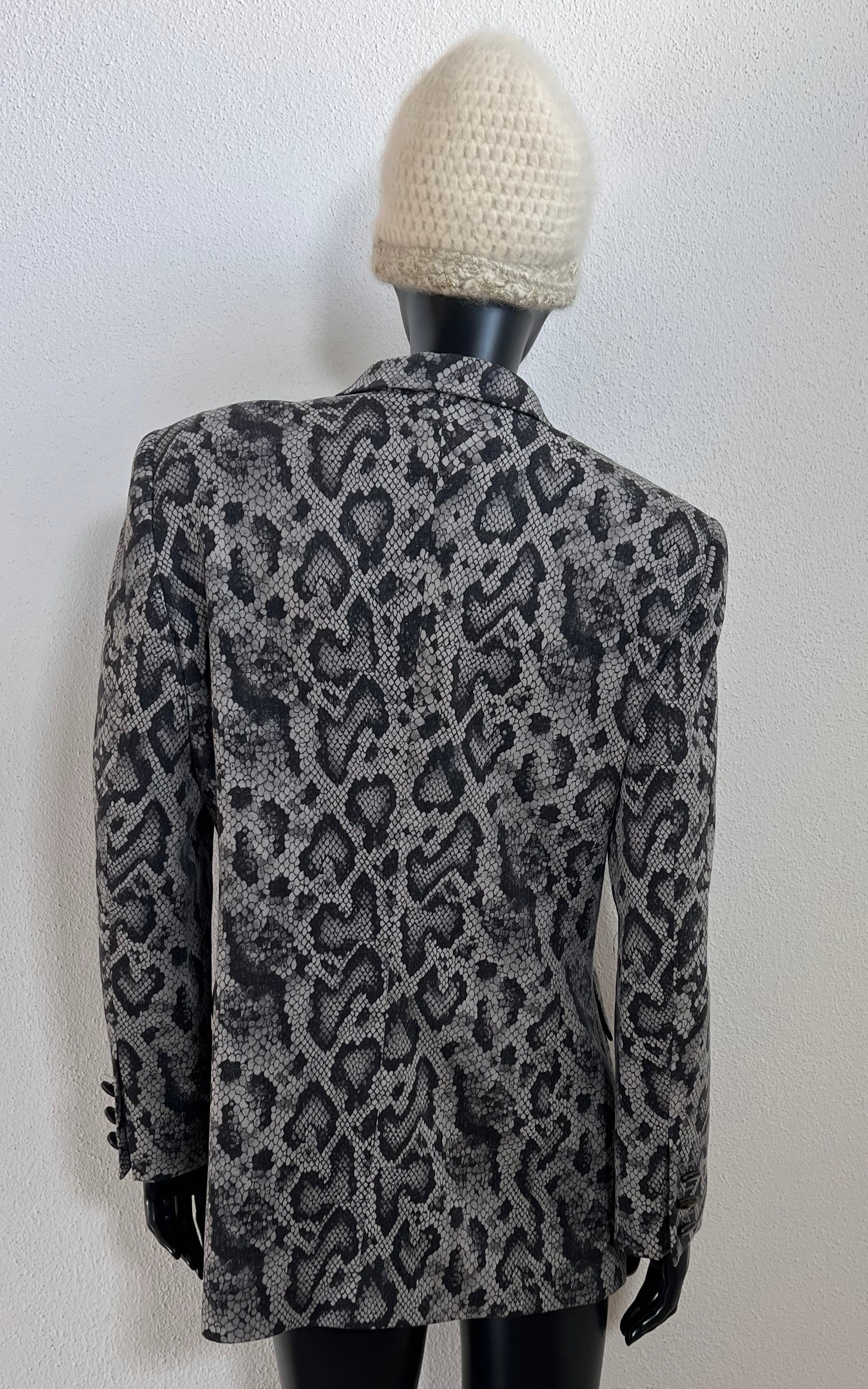 Vintage Escada Snake Blazer Jacket