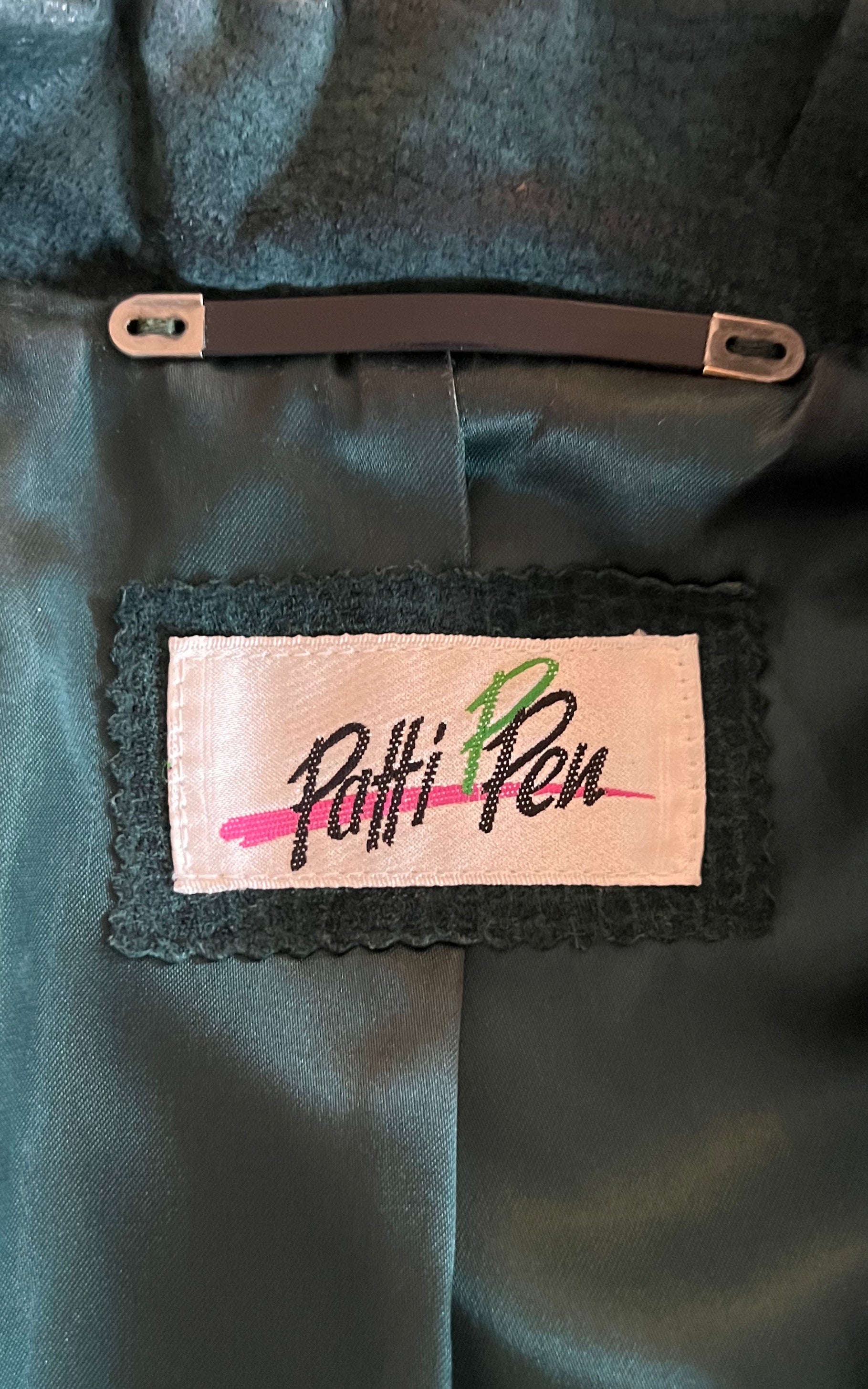 Vintage 90s Suede Snake Leather Jacket