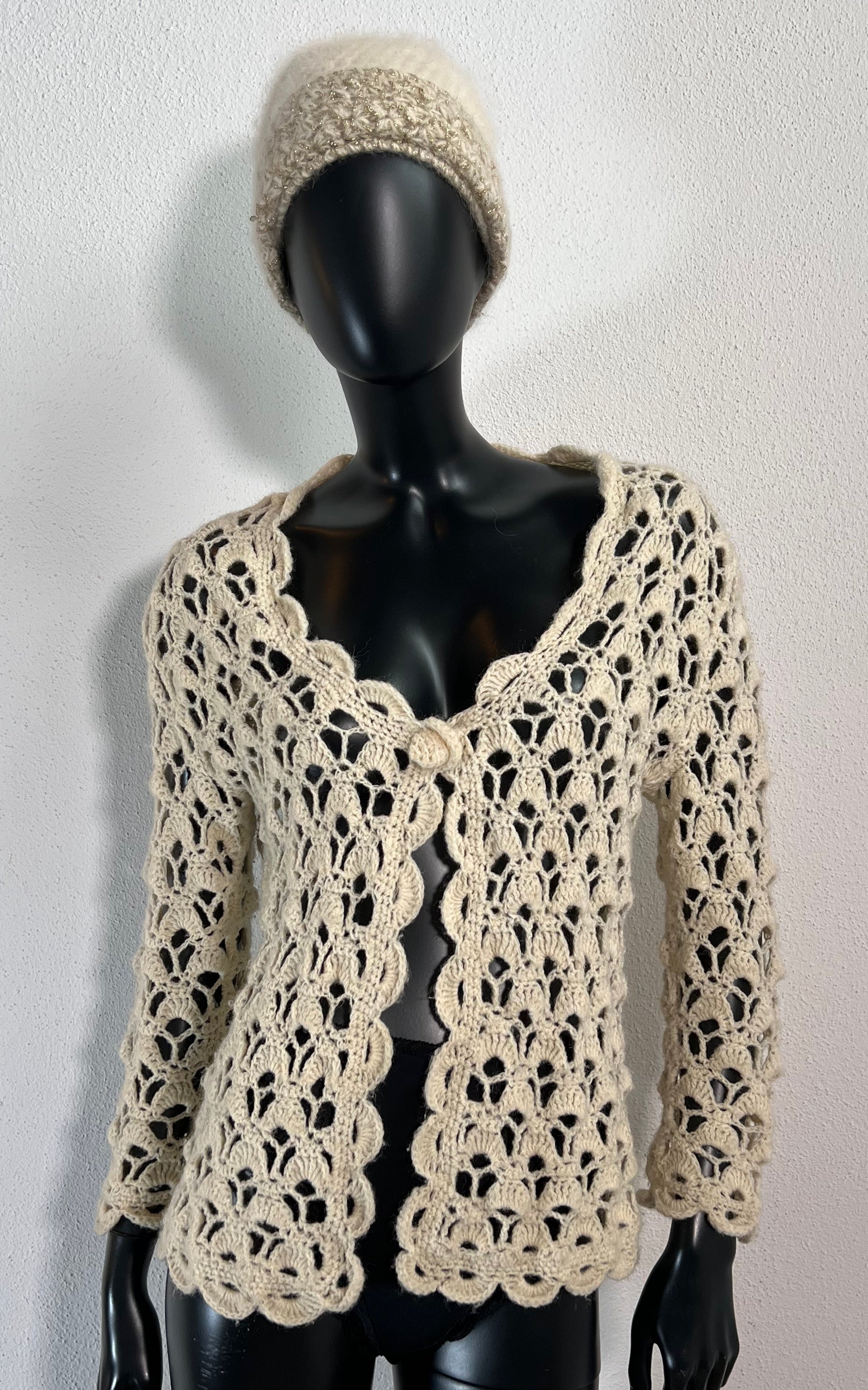 Vintage Crochet Cardigan