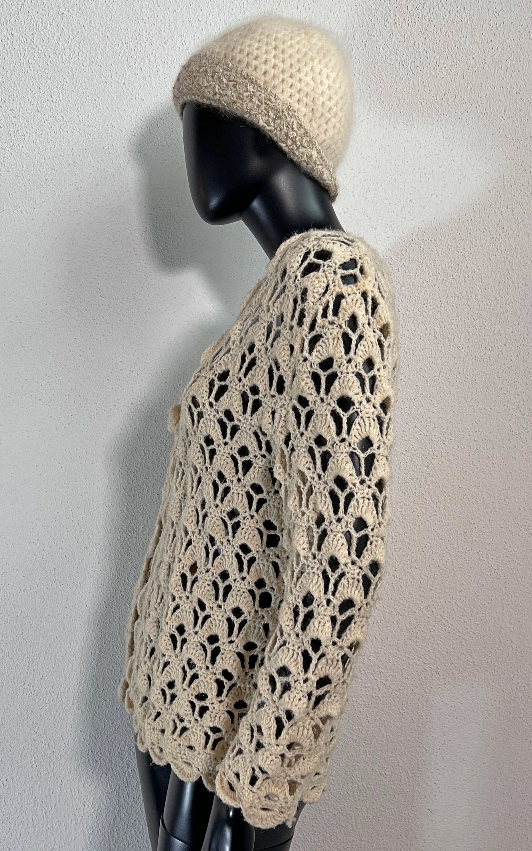 Vintage Crochet Cardigan