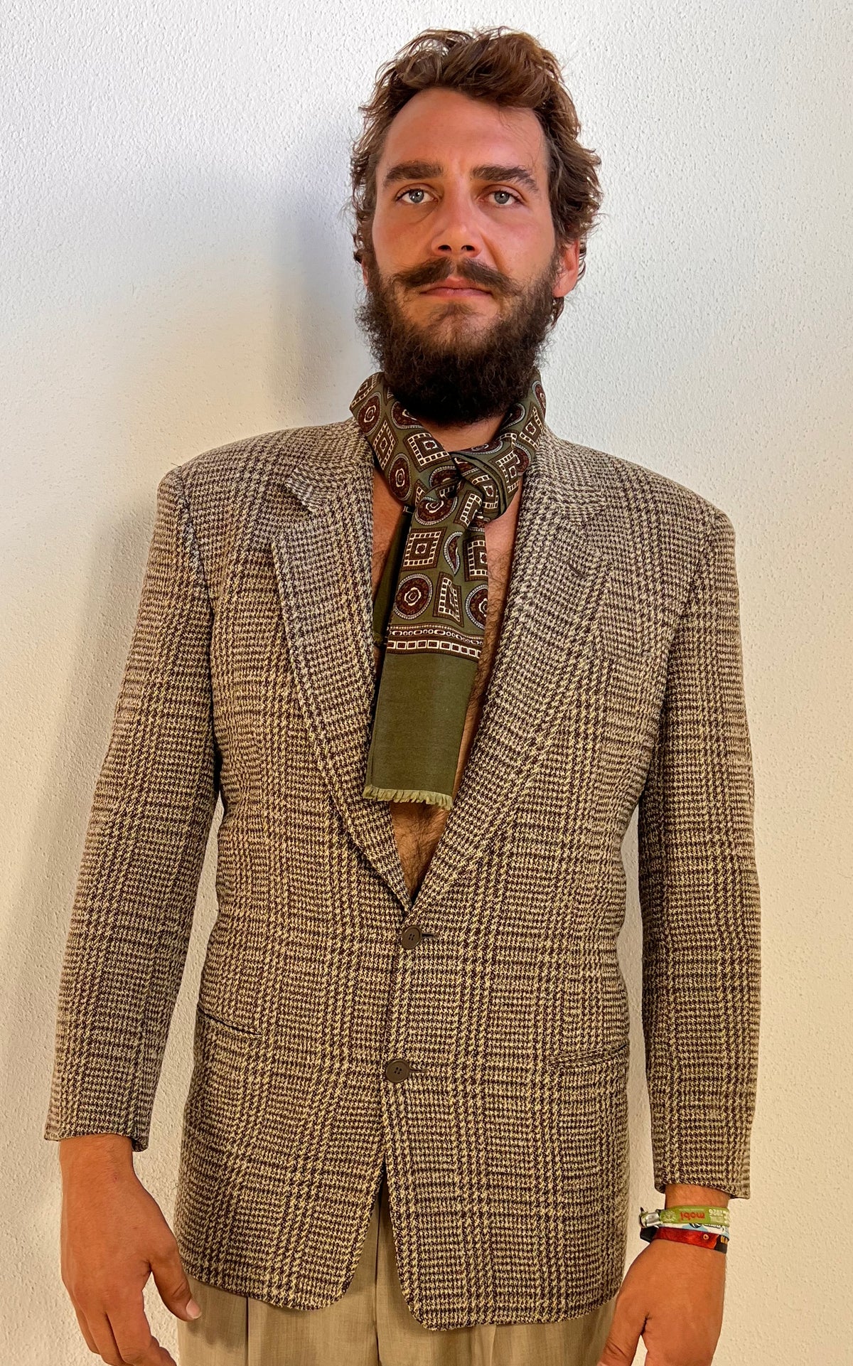 Vintage MENS Giorgio Armani Le Collezioni Checked Blazer