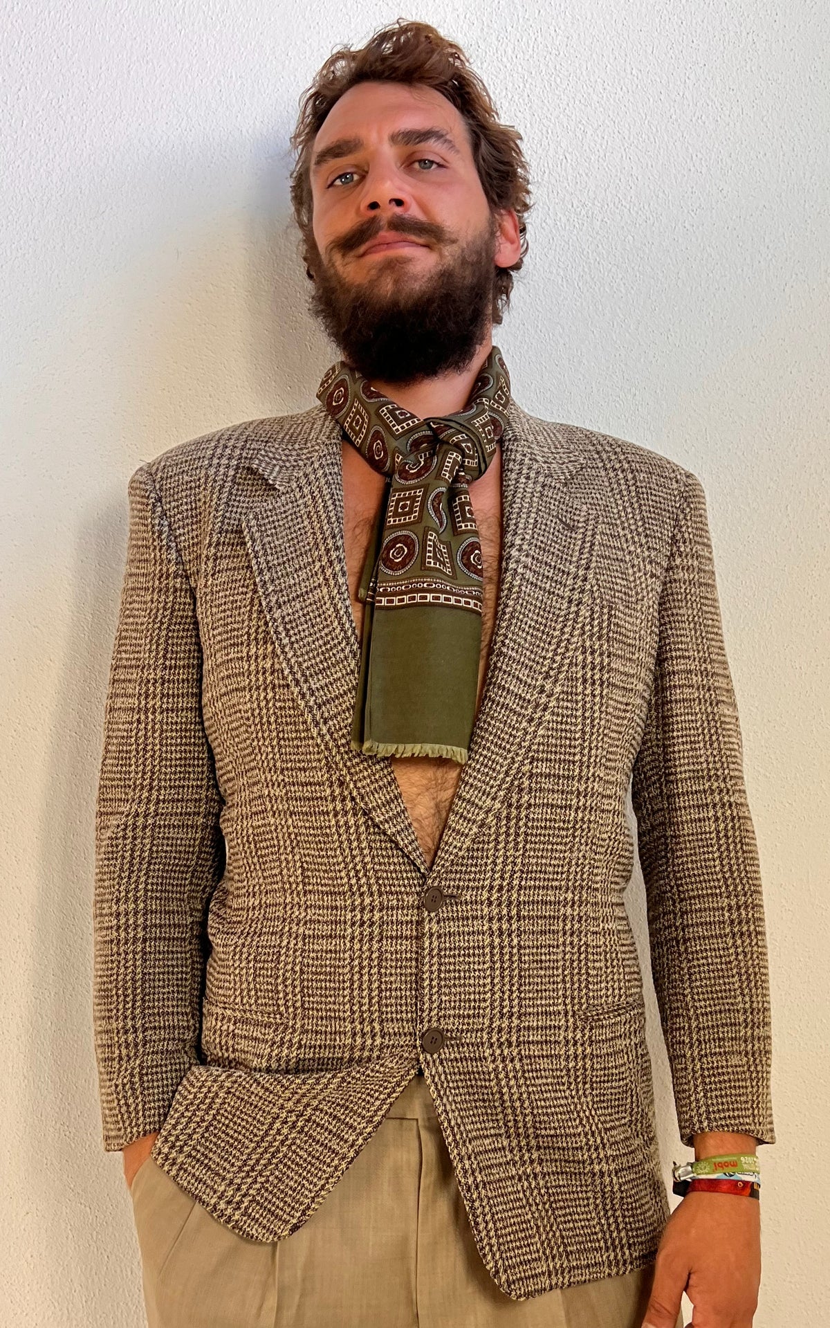 Vintage MENS Giorgio Armani Le Collezioni Checked Blazer