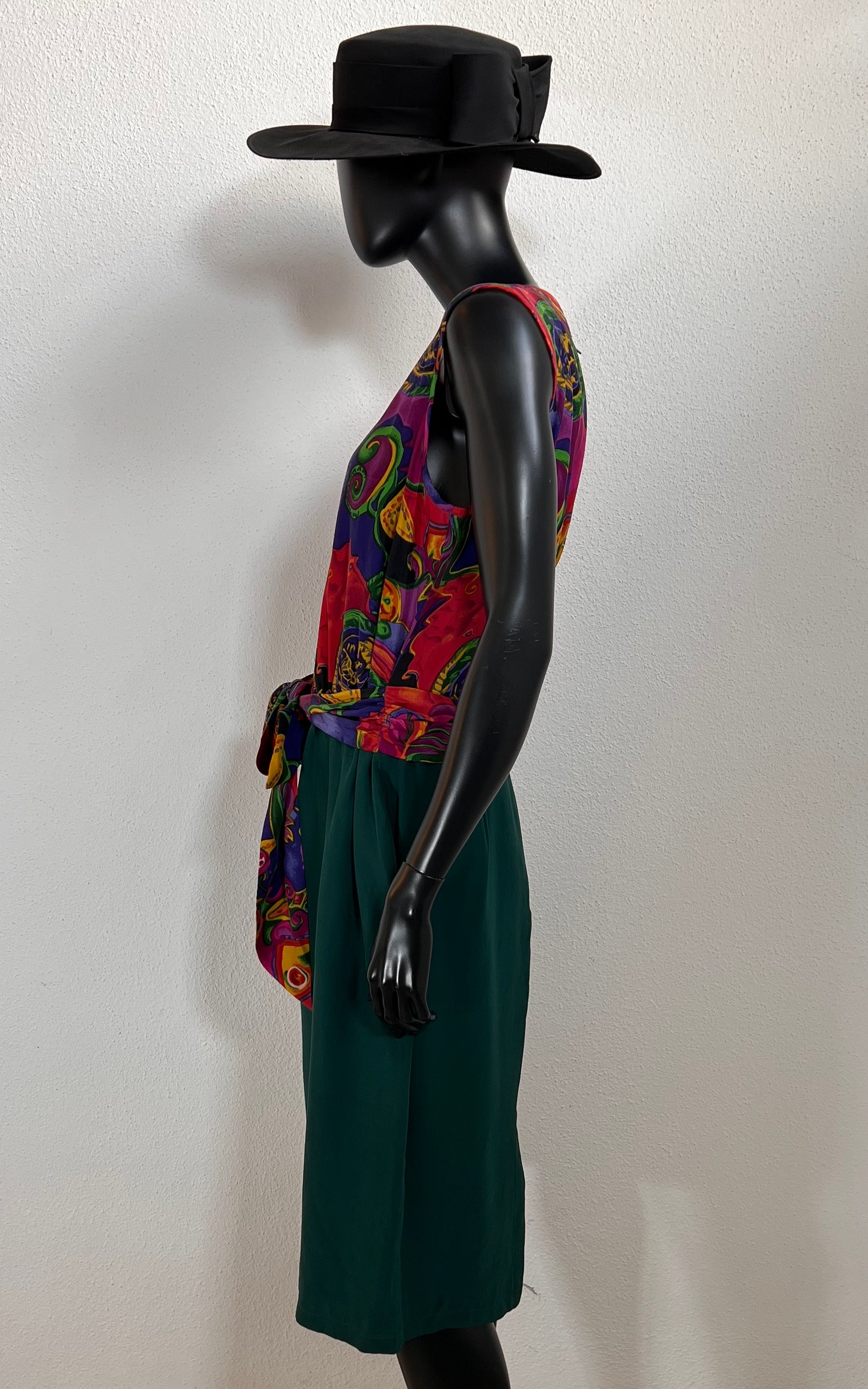 Abito vintage in seta Puzta