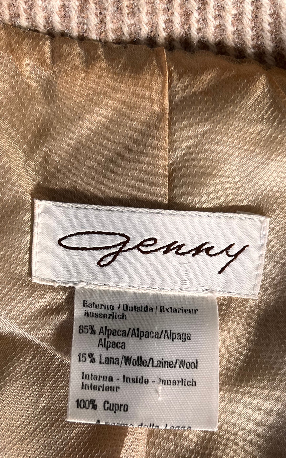 Vintage Genny Alpaca & Wool Jacket