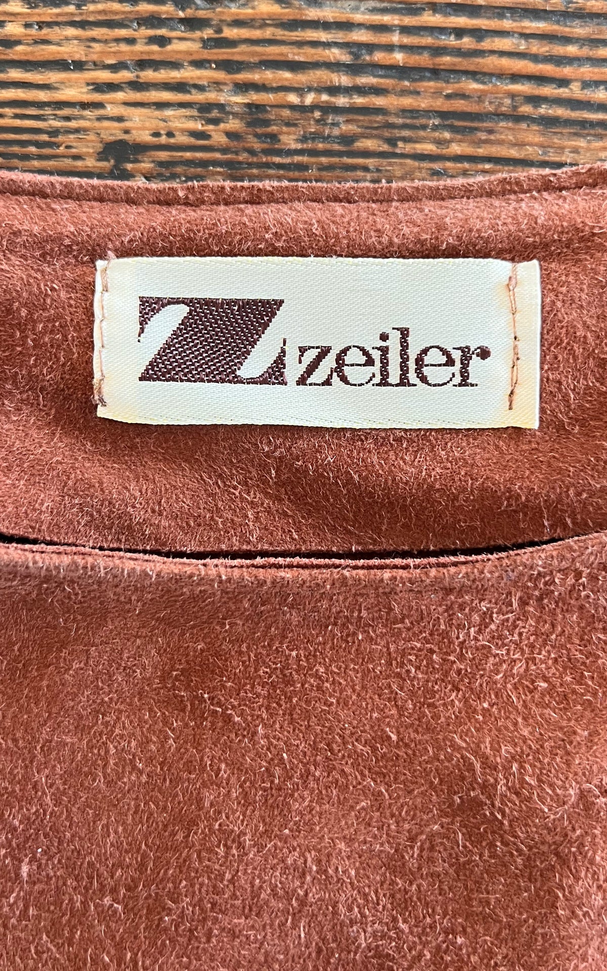 Vintage Zeiler Suede Leather Sweater