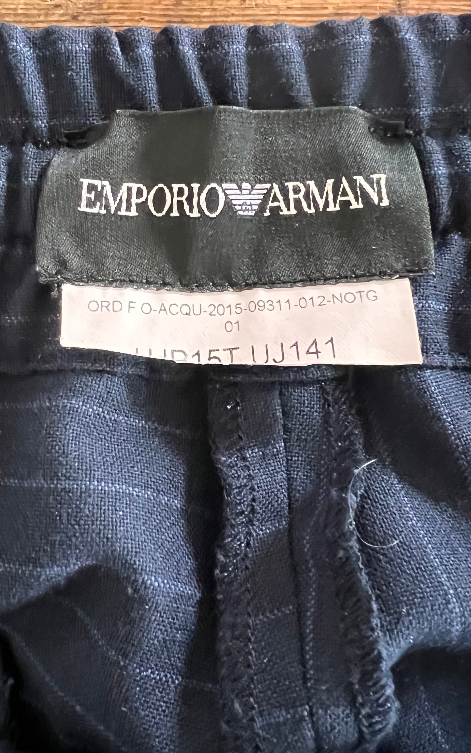 Vintage Emporio Armani 7/8 Pinstripe Pants