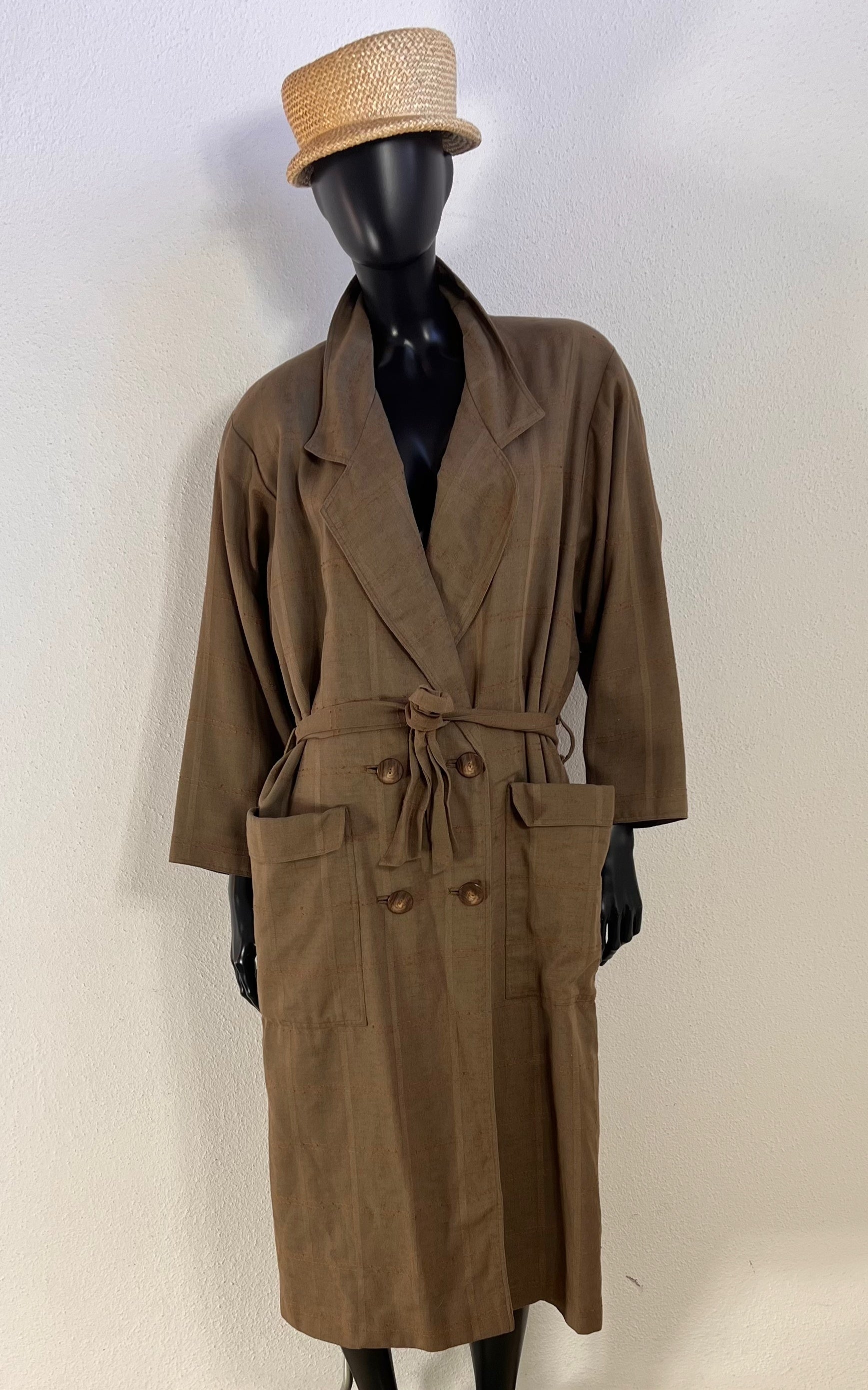 Vintage 90s Linnen Coat
