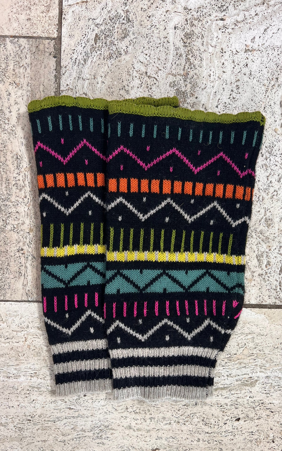 Gudrun Sjödén Multicoloured Knit Leg Warmers
