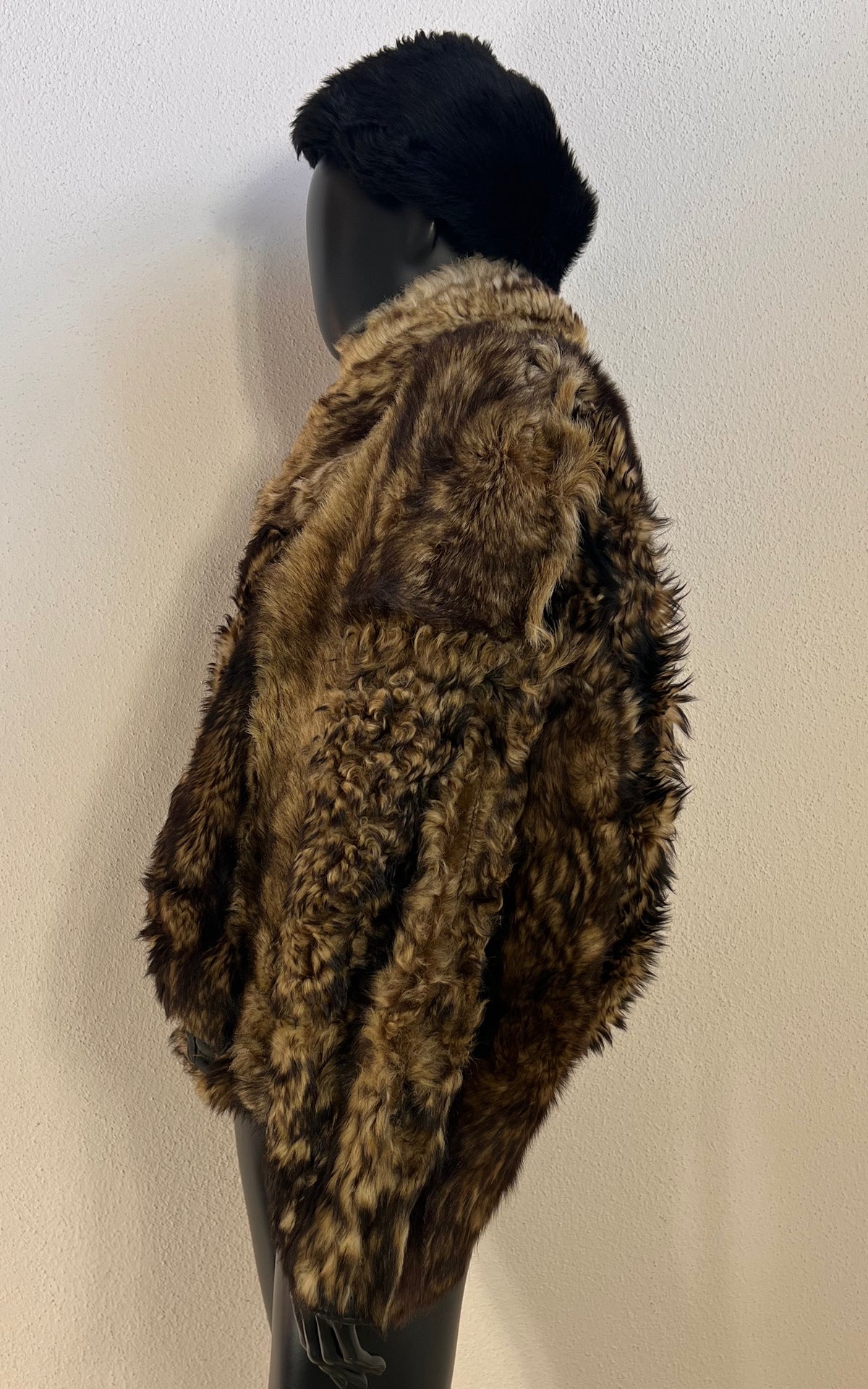 Reworked Curly Lamb Shearling Jacket