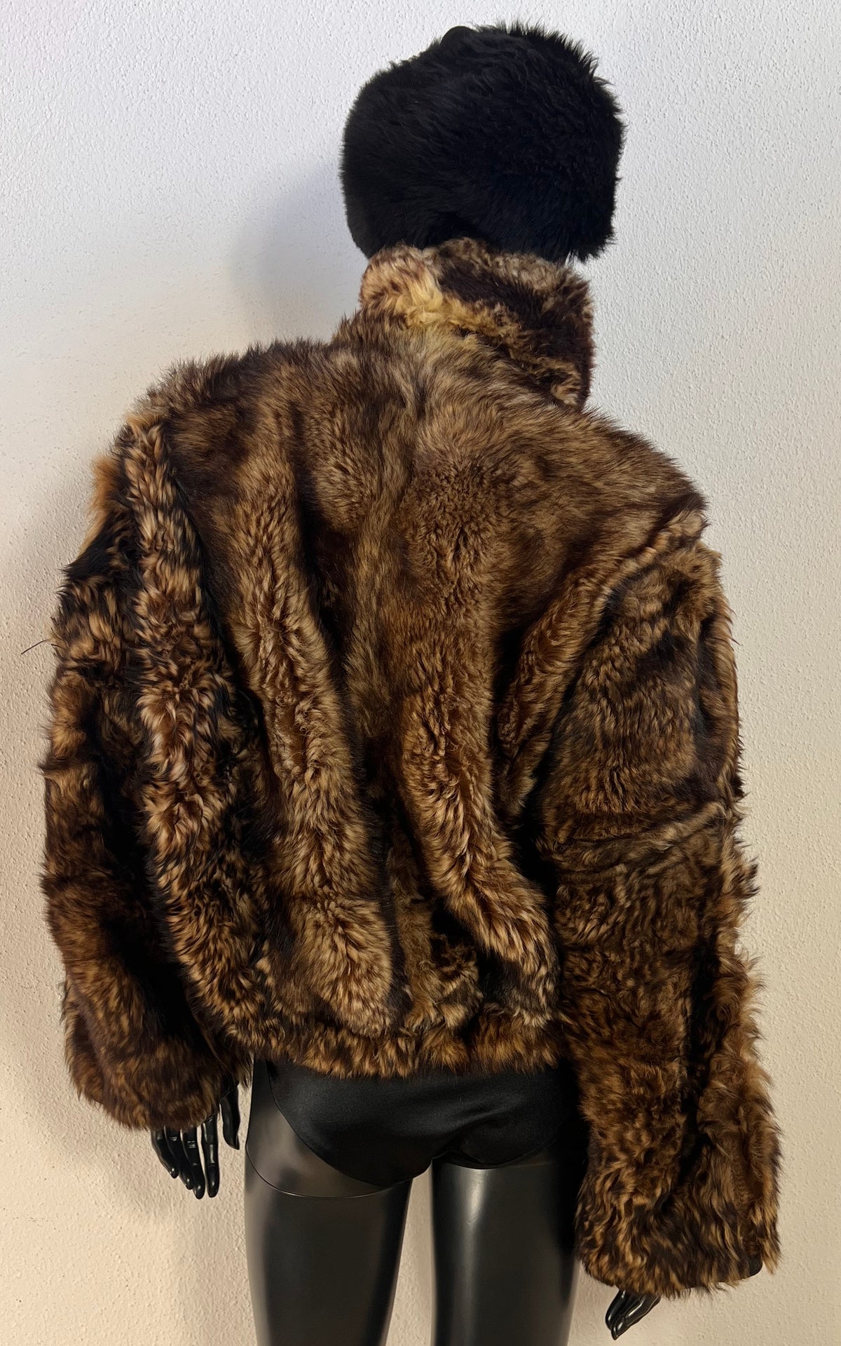 Reworked Curly Lamb Shearling Jacket