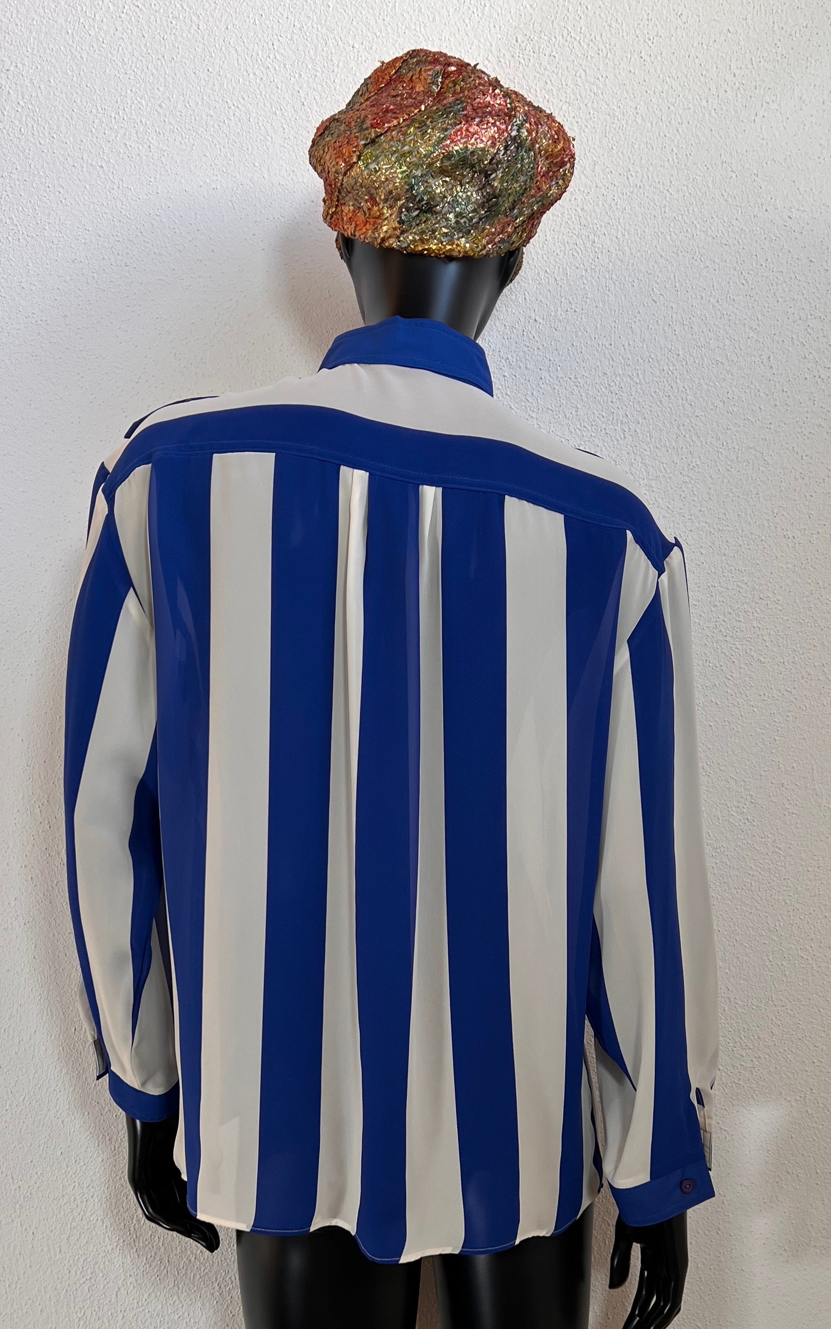 Vintage 90s Striped Blouse