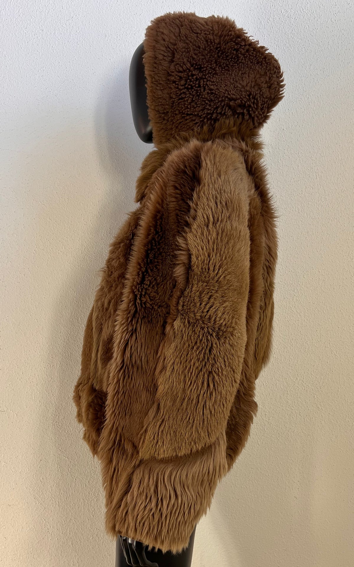 Reworked Curly Lamb Shearling Jacket