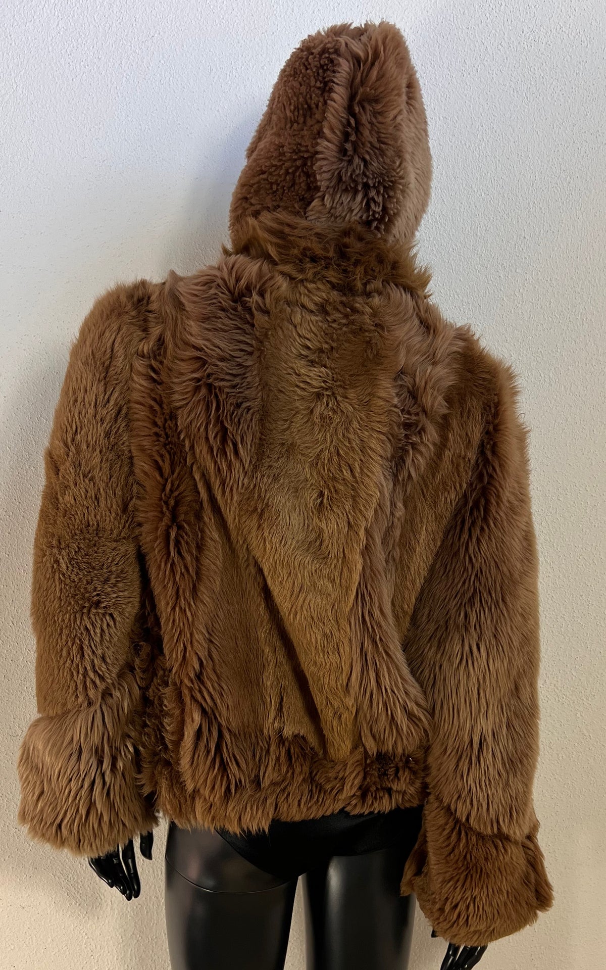 Reworked Curly Lamb Shearling Jacket