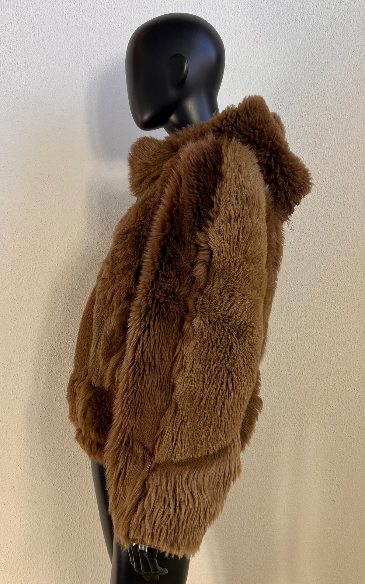 Reworked Curly Lamb Shearling Jacket