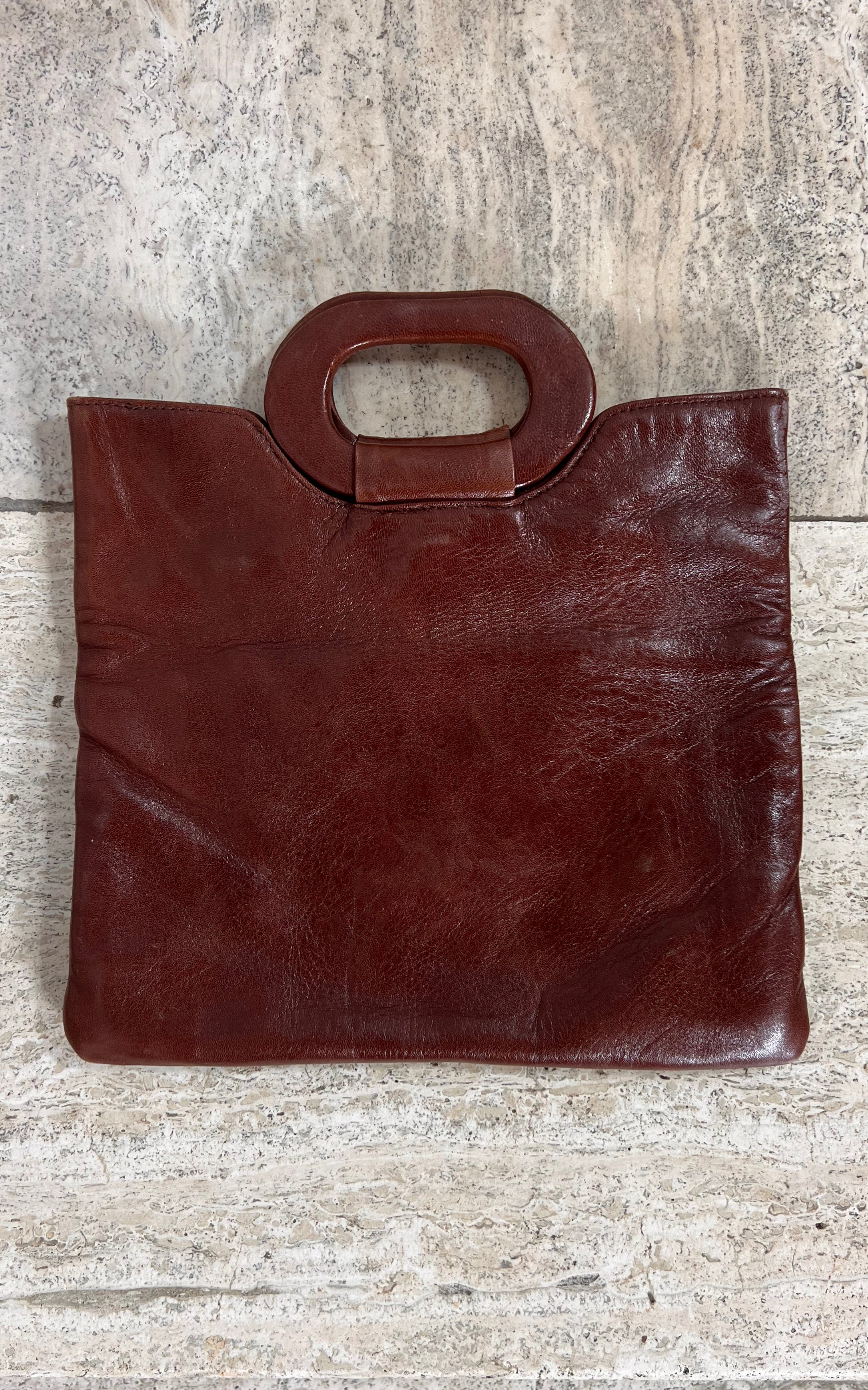 Soft Vintage 70s Nappa Leather Handbag
